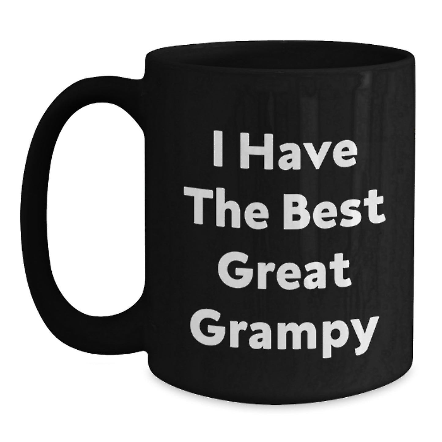 Funny Gifts from Men to Grampy, Great Black Coffee Mug for Graduation Unique Gifts - Main