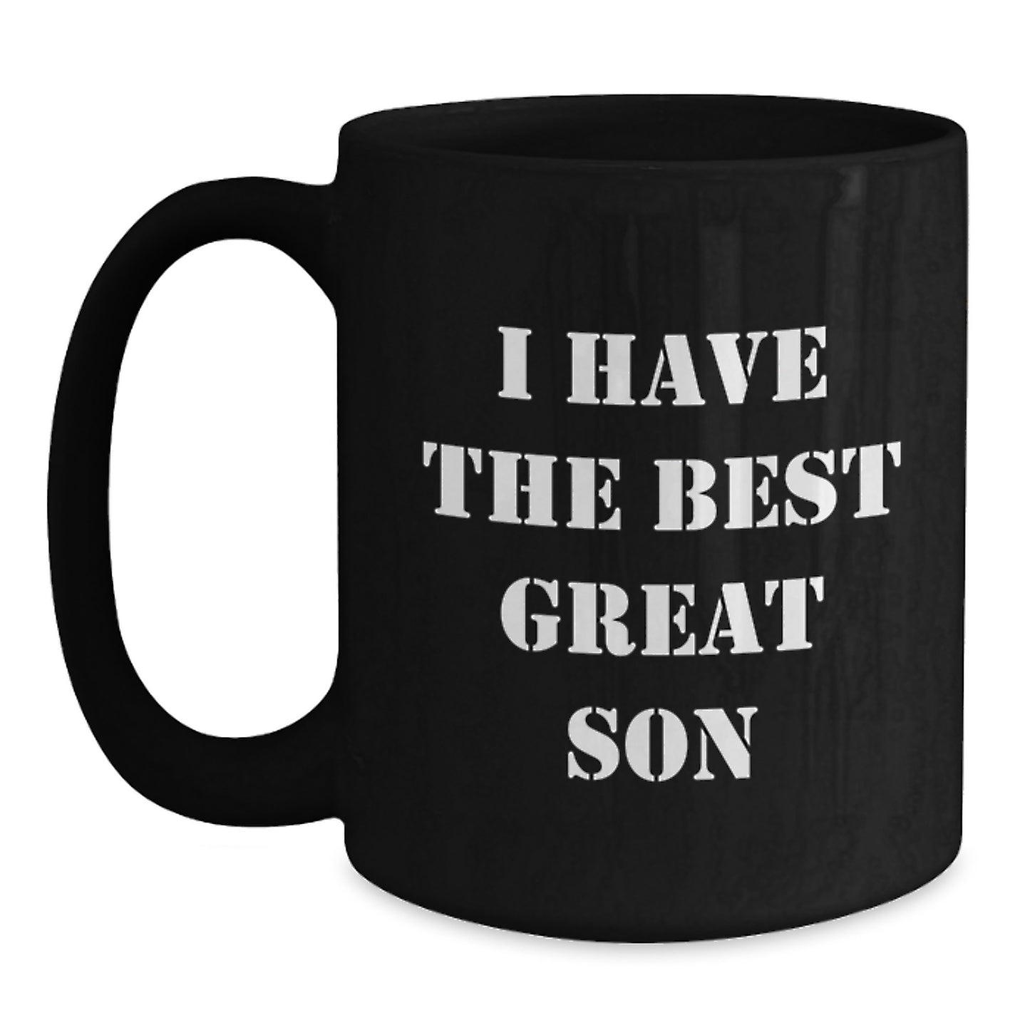 Son Keepsake Black Coffee Mug for Him Best Great Son Birthday Gift - Main