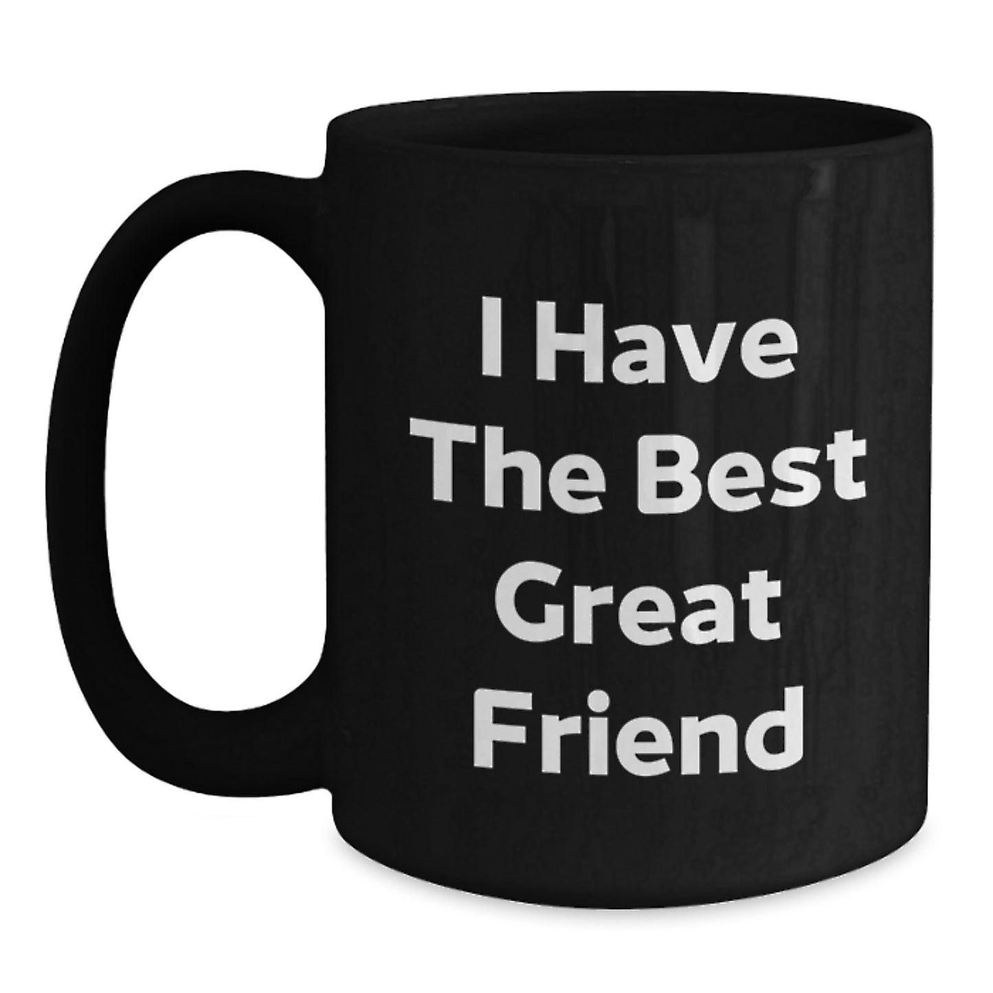 Friend Keepsake Black Coffee Mug Premium Birthday Gift for Him - Main