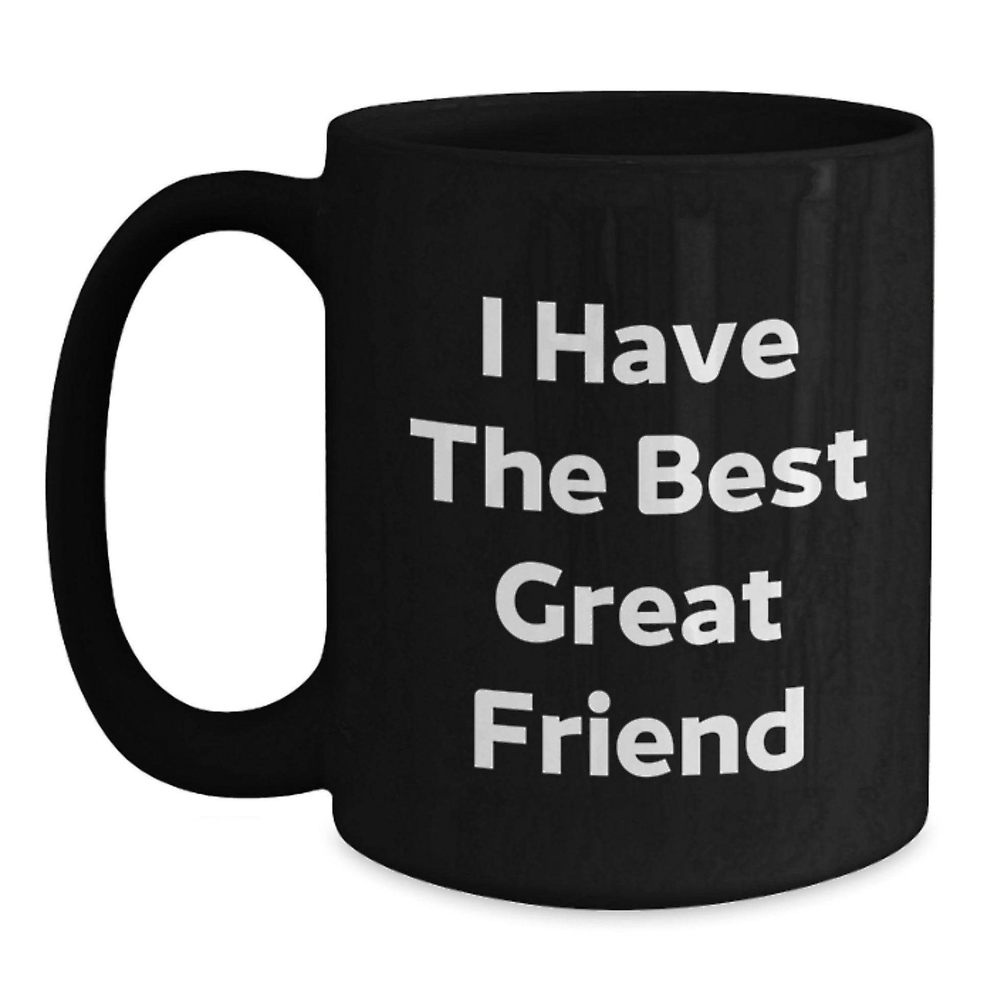 Friend Keepsake Black Coffee Mug Premium Birthday Gift for Him - Main