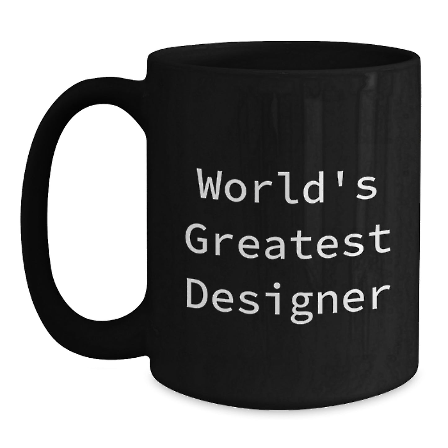 Birthday Gift for Her Designer Black Coffee Mug Surprise Present - Main