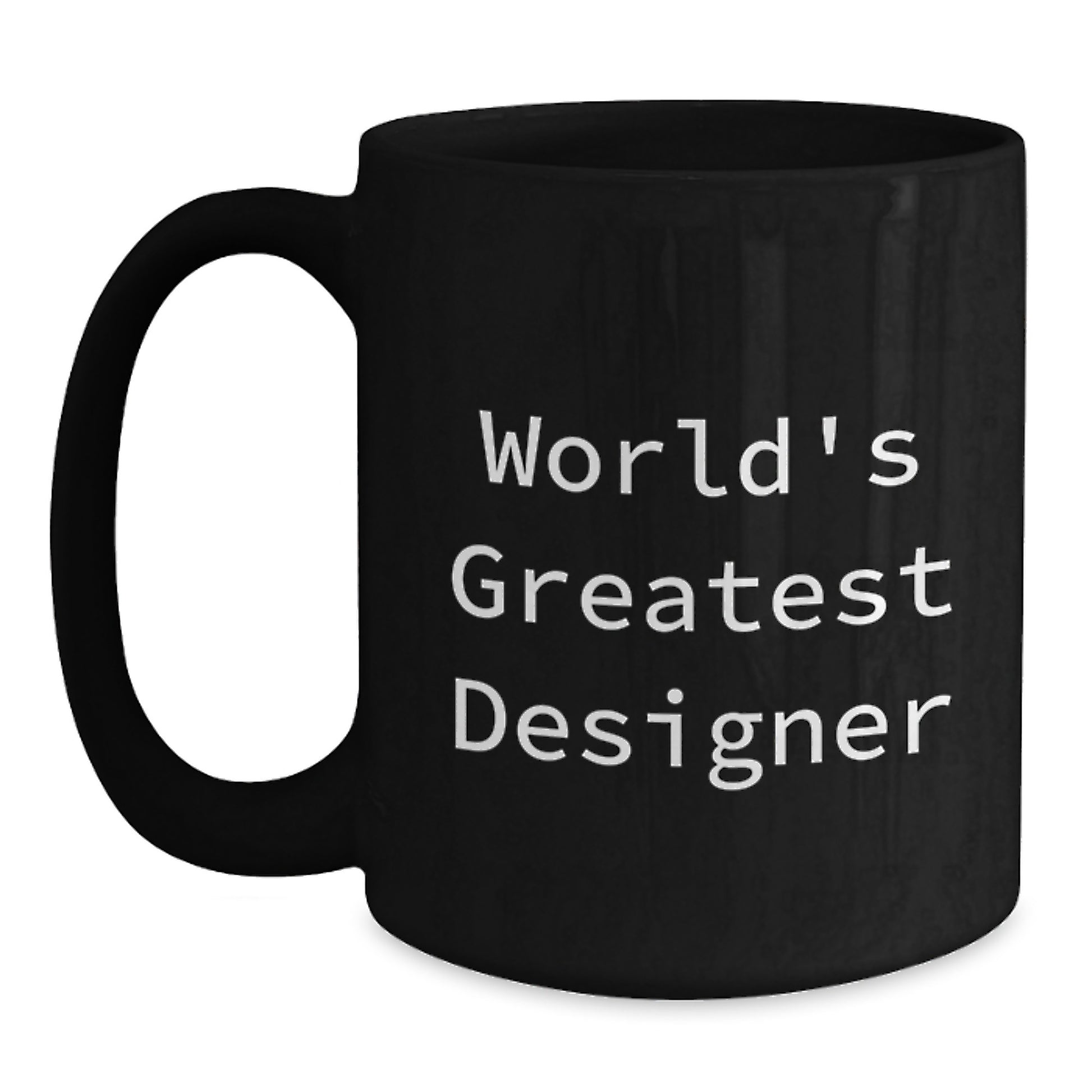 Birthday Gift for Her Designer Black Coffee Mug Surprise Present - Main