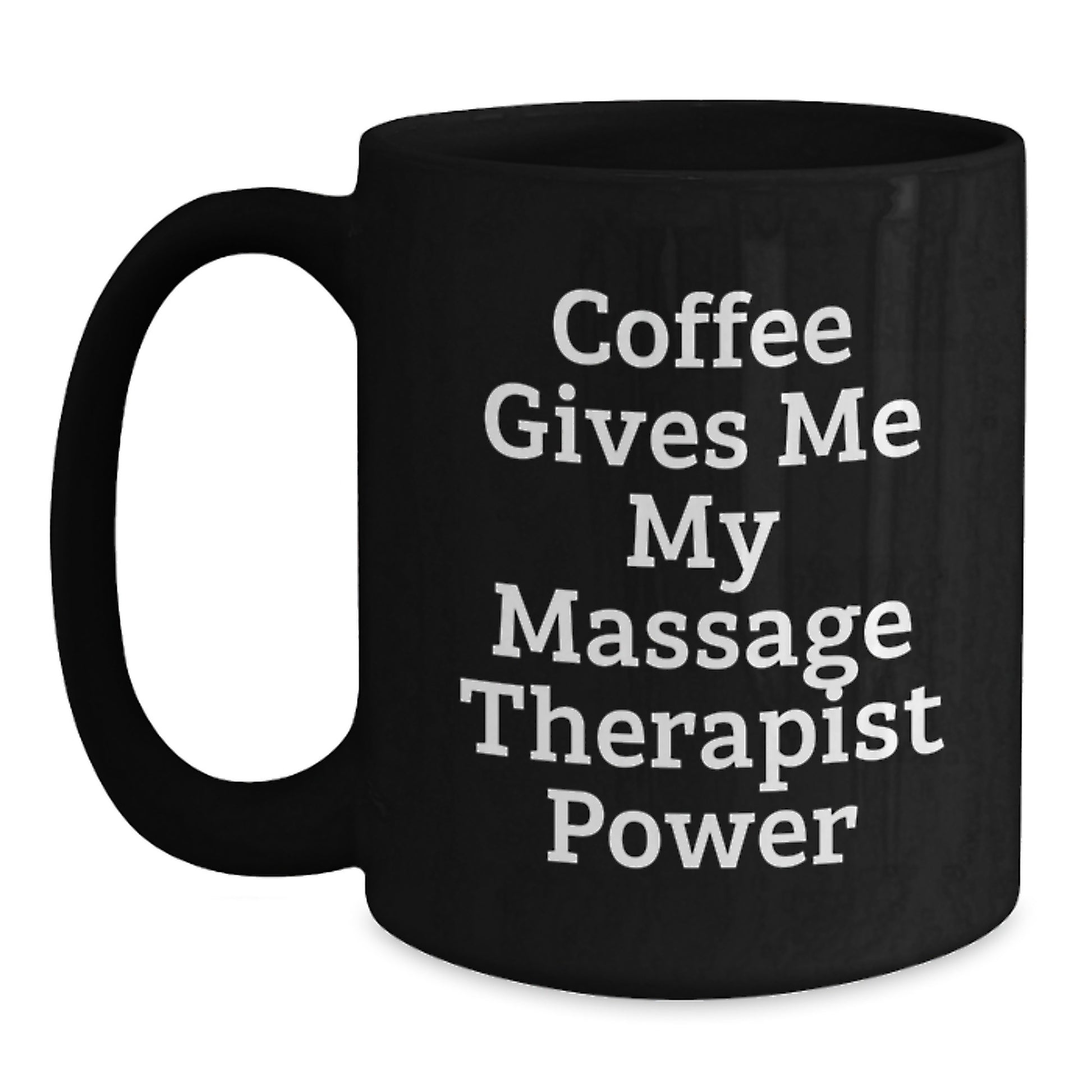 Funny Massage Therapist Gifts from Friends for Graduation Unique Black Coffee Mugs - Main