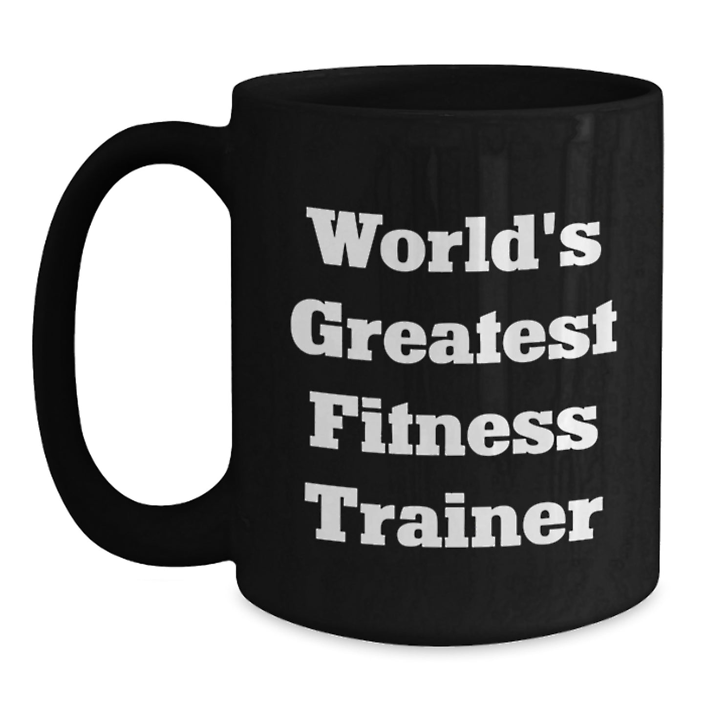 For Him Keepsake Mug World's Greatest Fitness Trainer Birthday Gift - Main