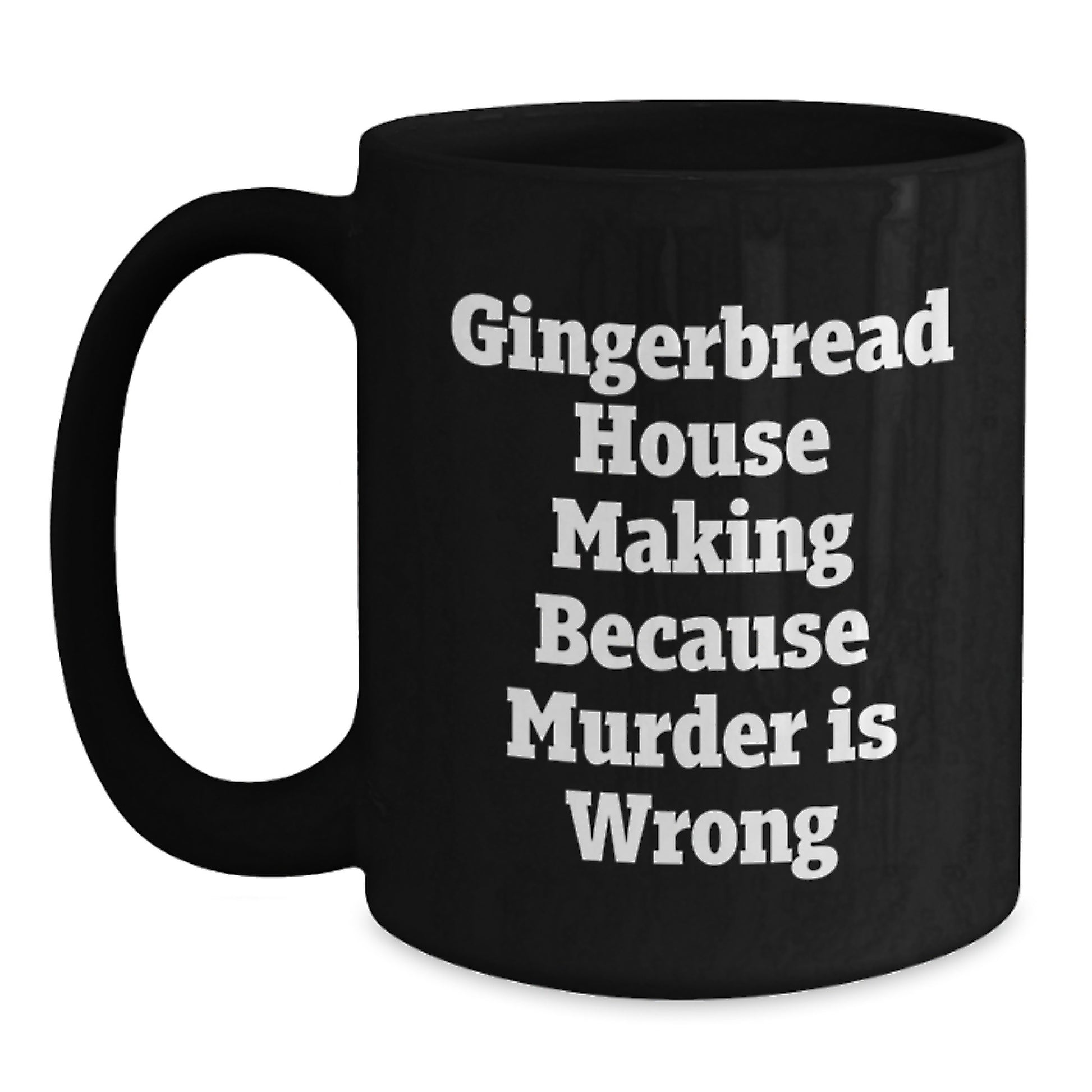 Gingerbread House Making Gift Ideas for Friends Graduation Day Funny Coffee Mugs - Gifts from Men to Women, Gift for Gingerbread House Enthusiasts - Main