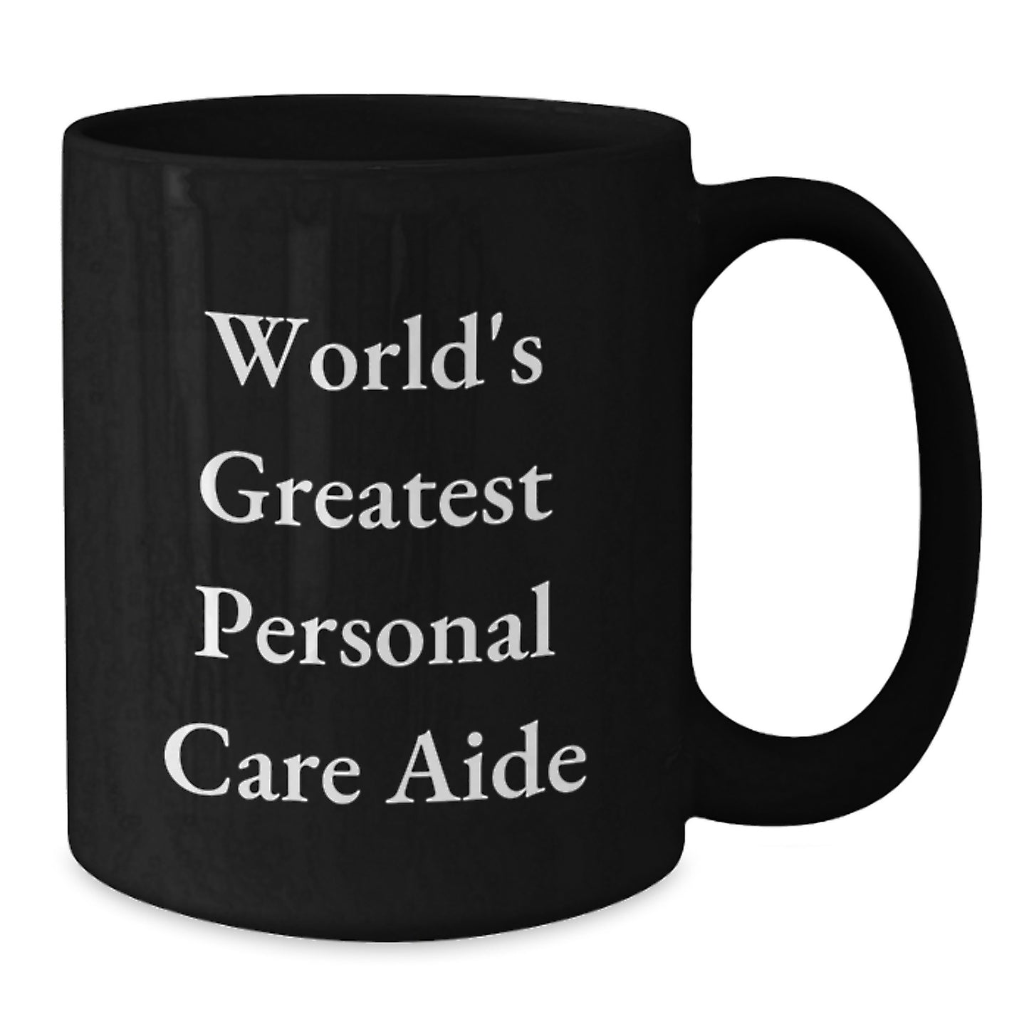 Personal Care Aide Keepsake Black Coffee Mug for Him Birthday Gift - Additional