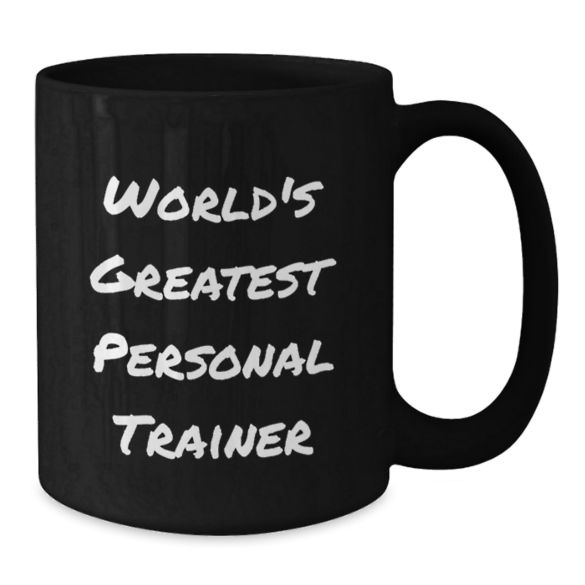 Personal Trainer Keepsake Black Coffee Mug for Him Birthday Gift - Additional