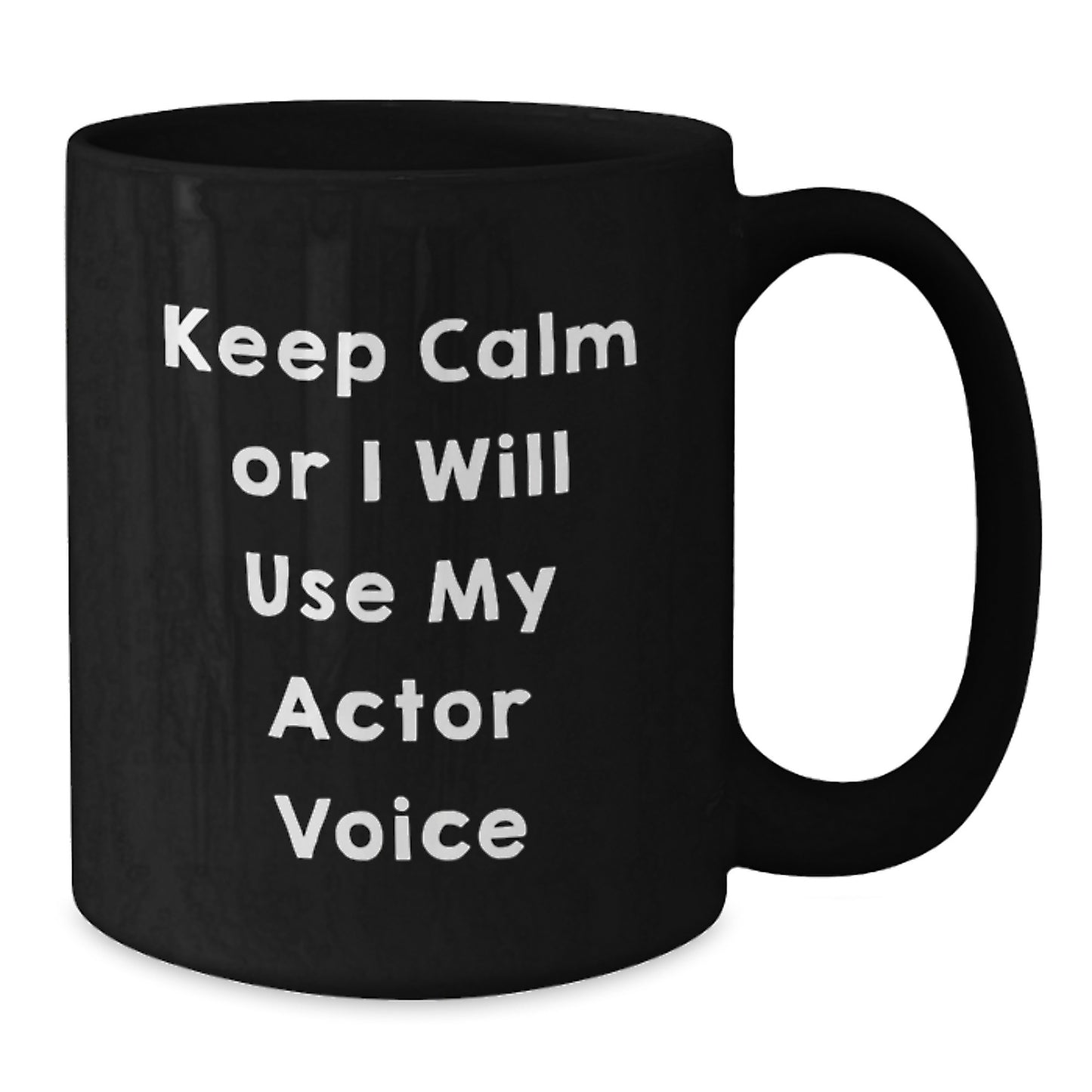 Funny Actor Gifts from Mom for Actor Lovers, Black Coffee Mug, Mother's Day Unique - Additional