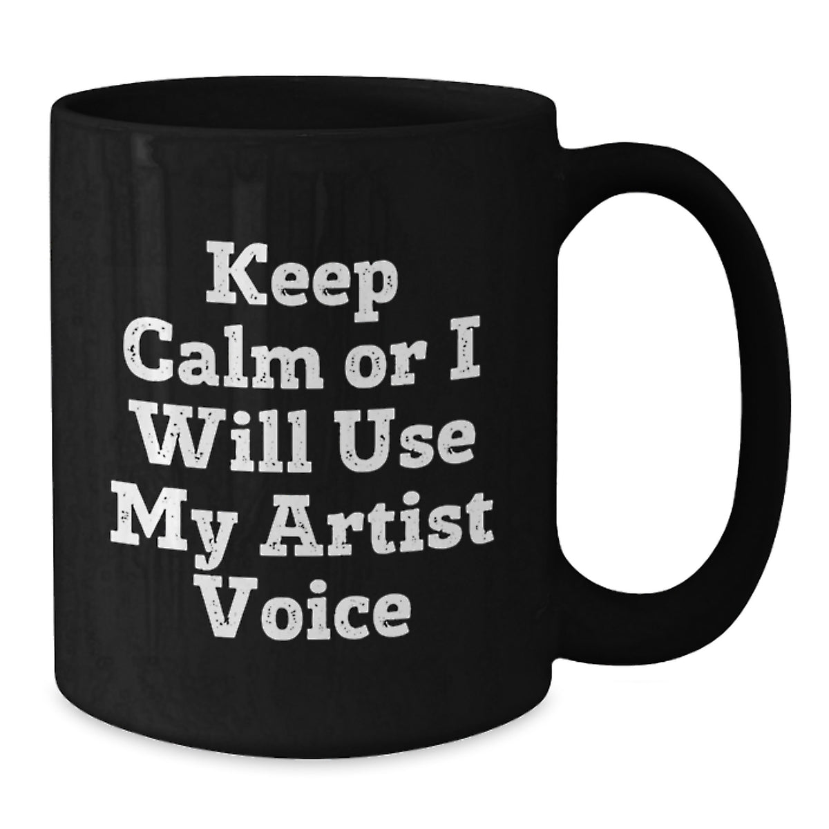Christmas Gift for Her - Keep Calm Tone Artist Coffee Mug Present - Additional