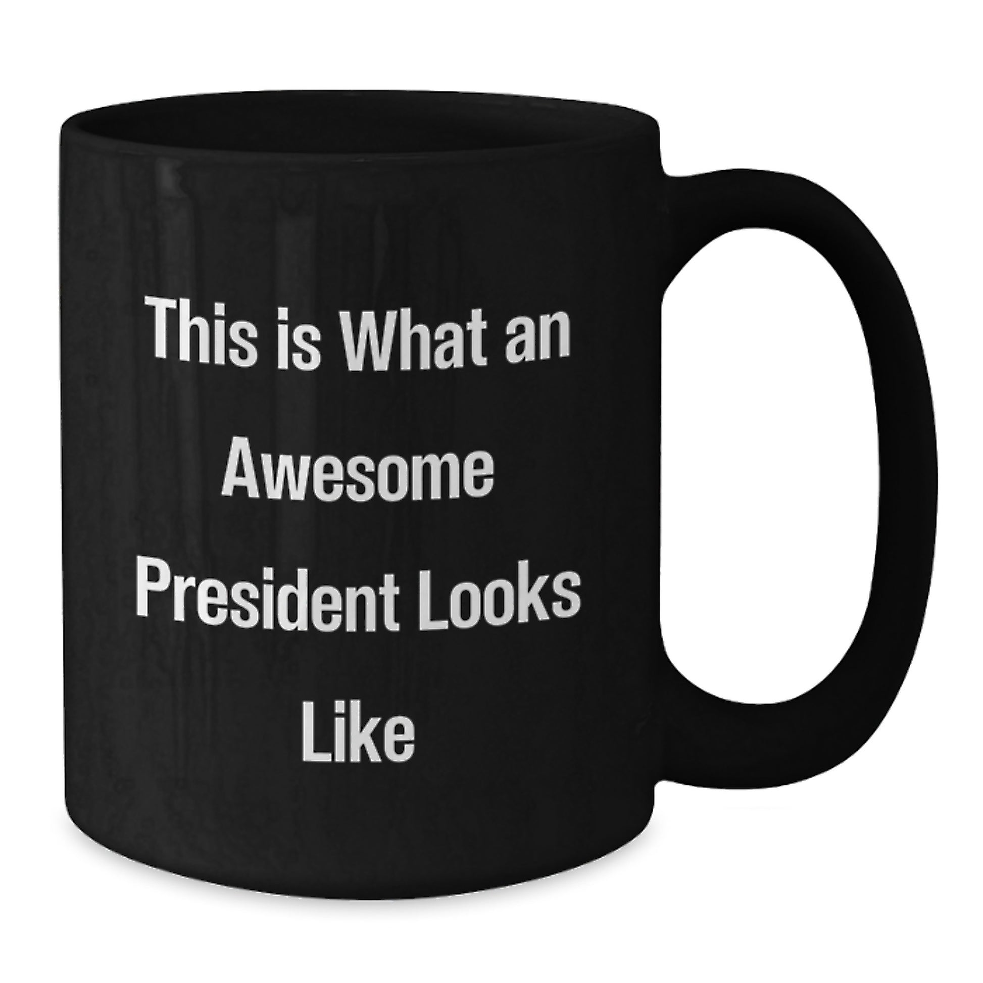 Funny President Gifts for Men from Friends, Black Coffee Mug, Graduation Unique Finds - Additional