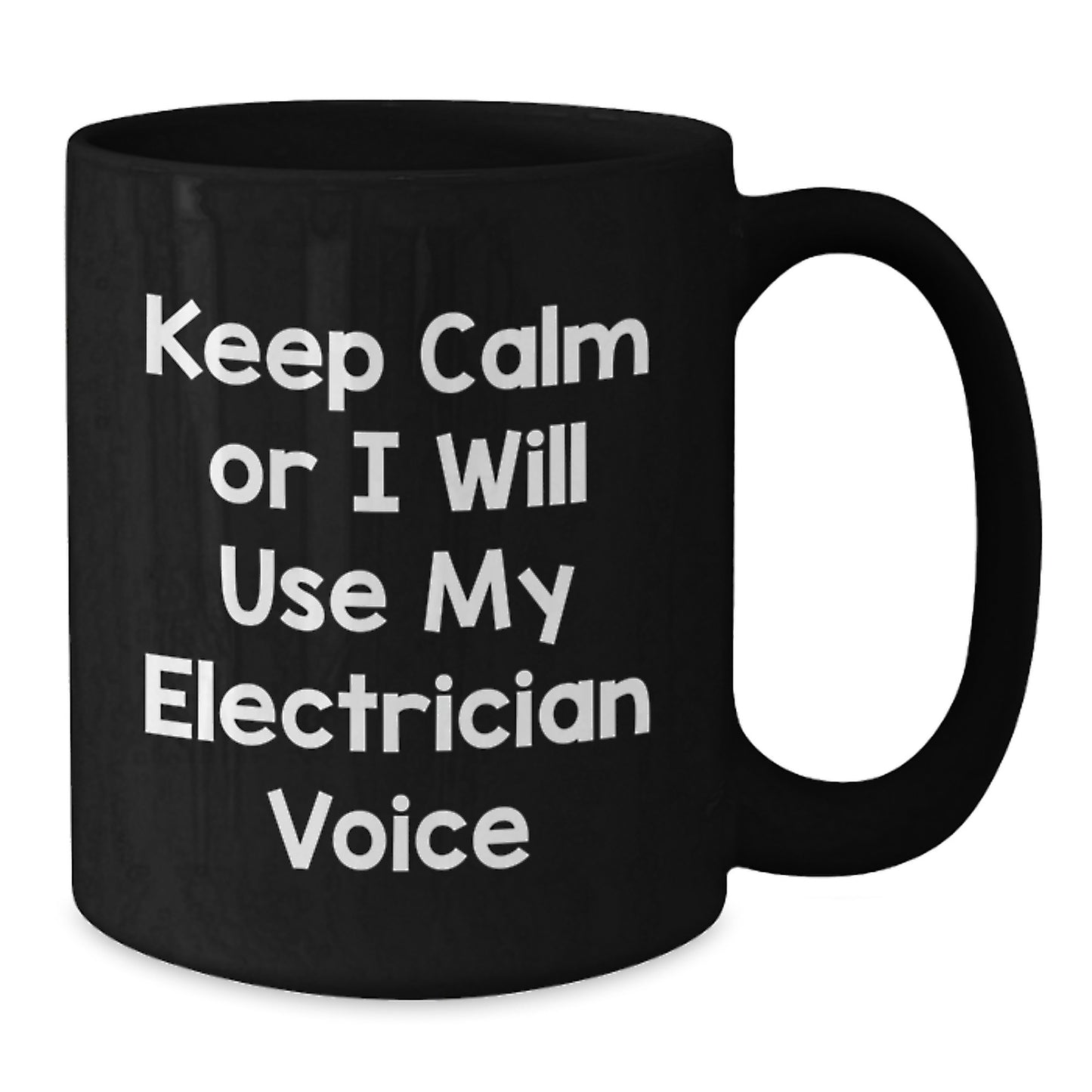 Electrician Keepsake Black Coffee Mug for Him Graduation Gift - Additional