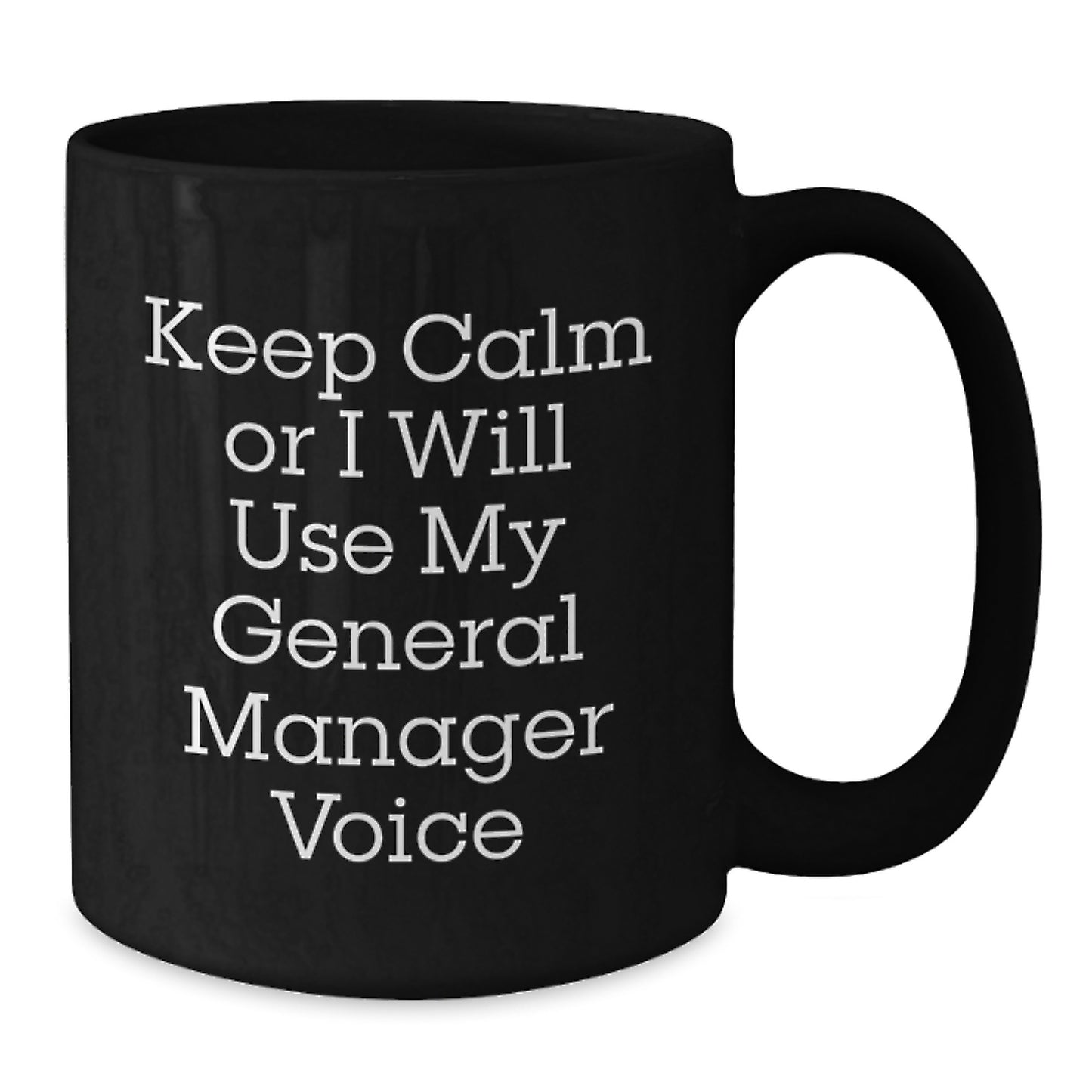 General Manager Keepsake Mug for Him Black Coffee Birthday Gift - Additional