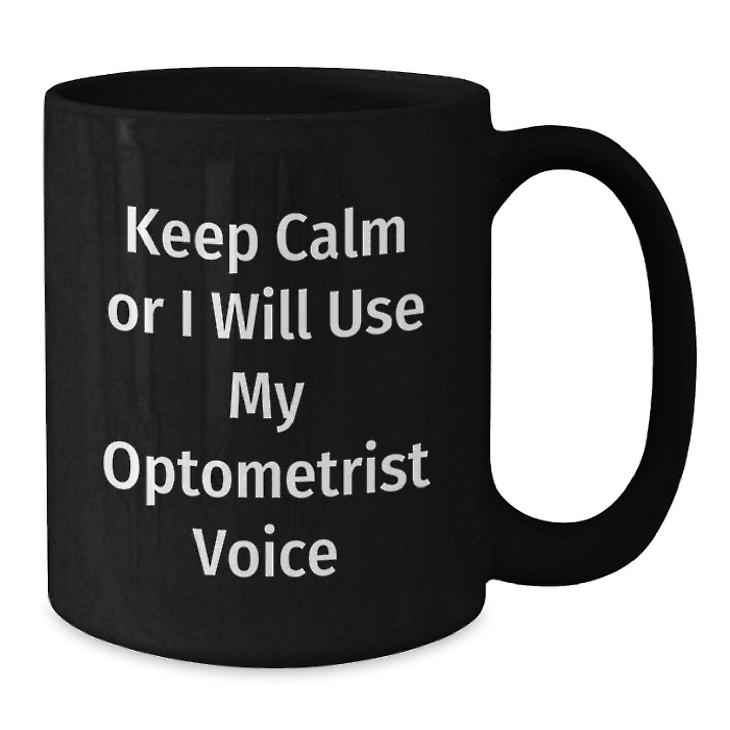Optometrist Keepsake Black Coffee Mug Premium for Him Birthday Gift - Additional