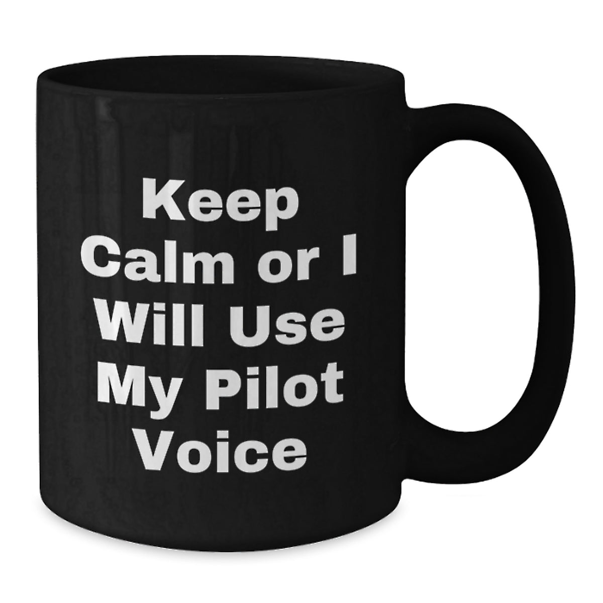 Pilot Gift for Him Keep Calm Tone Coffee Mug Keepsake - Additional