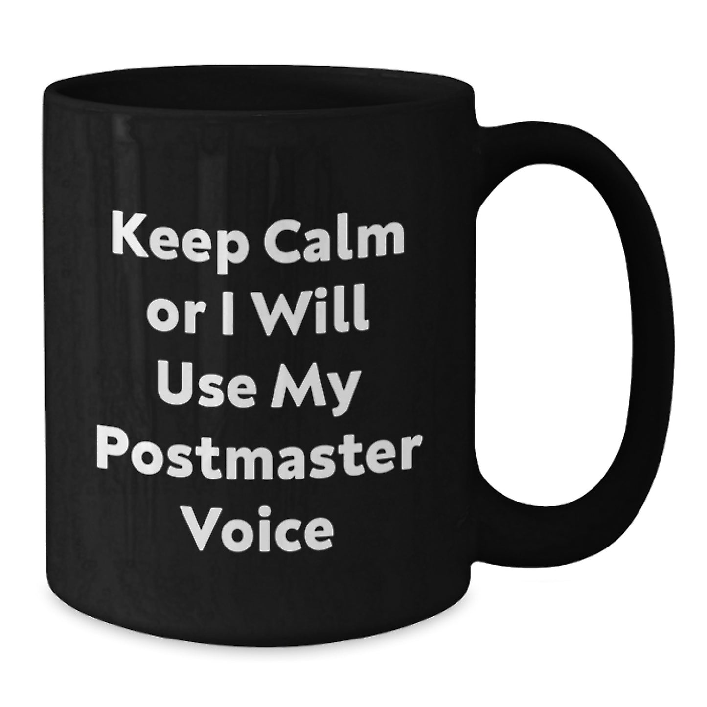Postmaster Keepsake Black Ceramic Coffee Mug for Him 11oz Birthday Gift - Additional