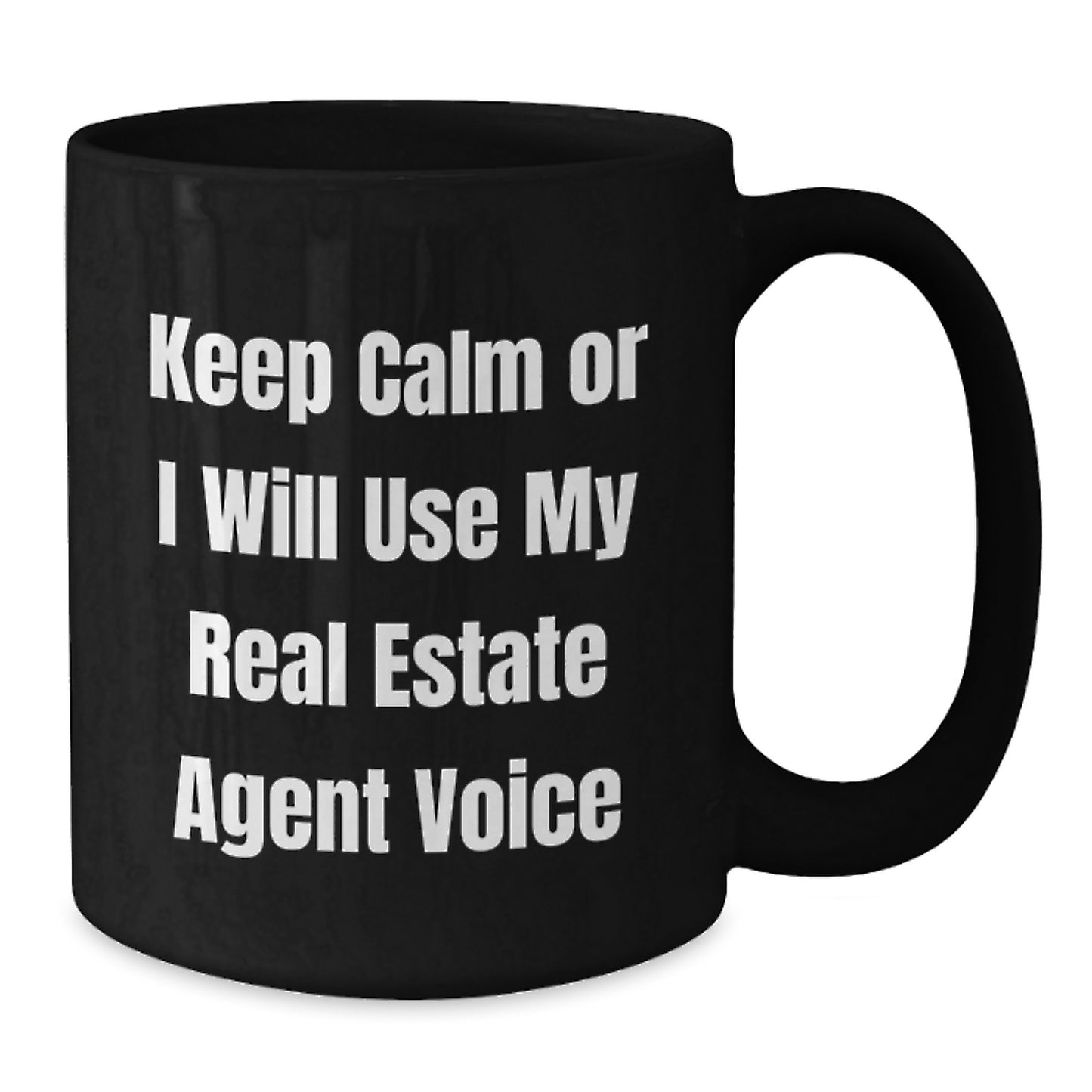 Real Estate Agent Keepsake Mug for Him Graduation Gift Black 11oz - Additional