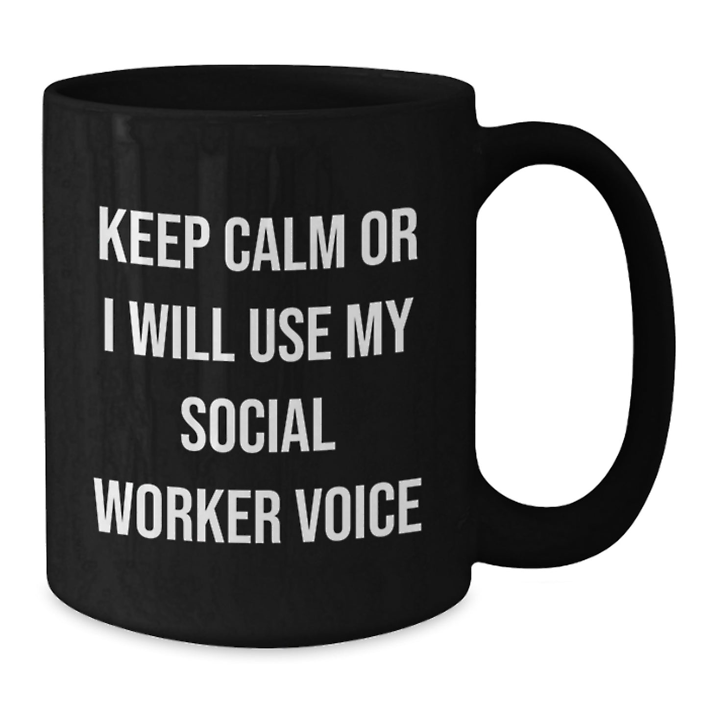 Social Worker Keepsake Mug for Him Birthday Gift Keep Calm - Additional