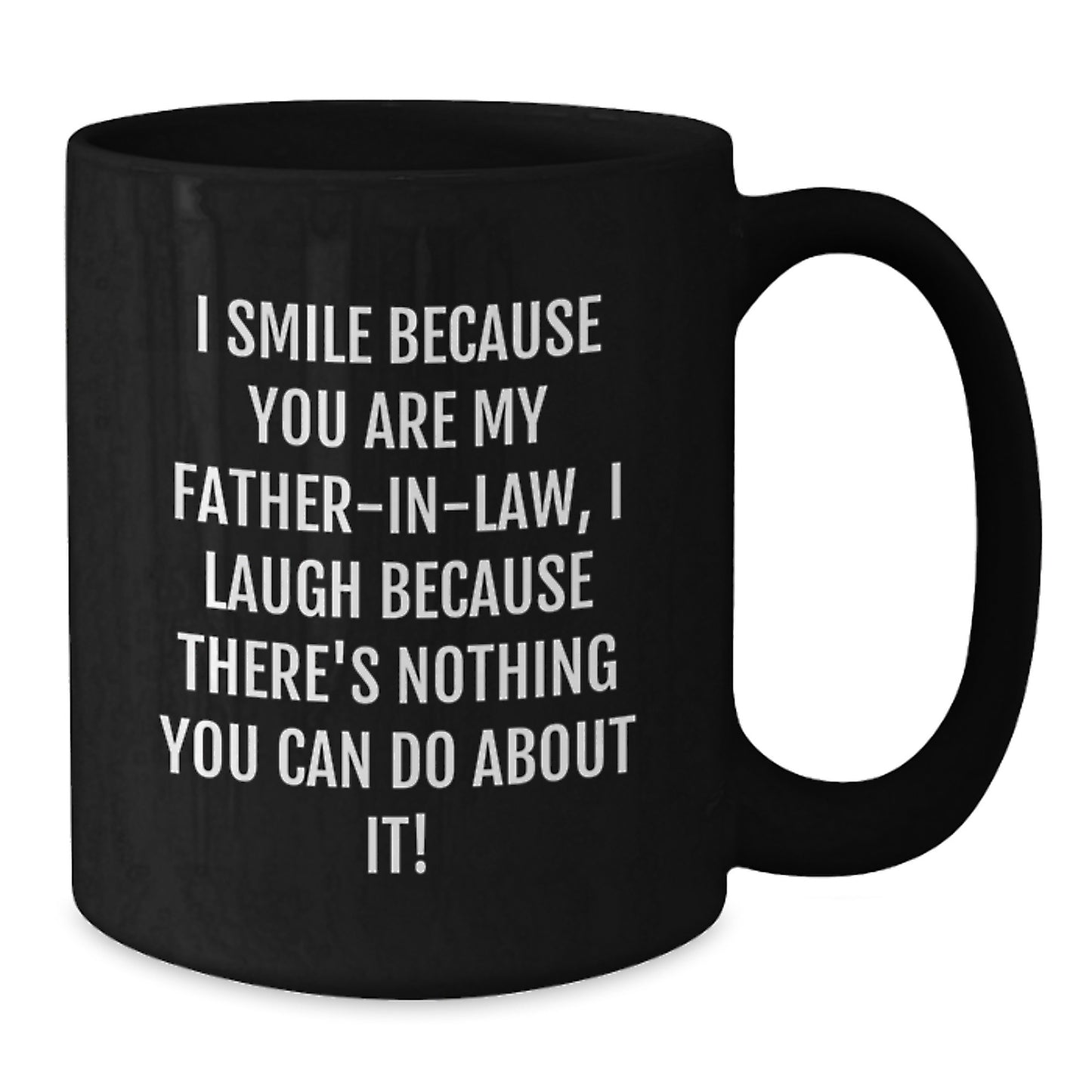 Father-in-law Keepsake Black Coffee Mug Birthday Surprise Gift for Him - Additional