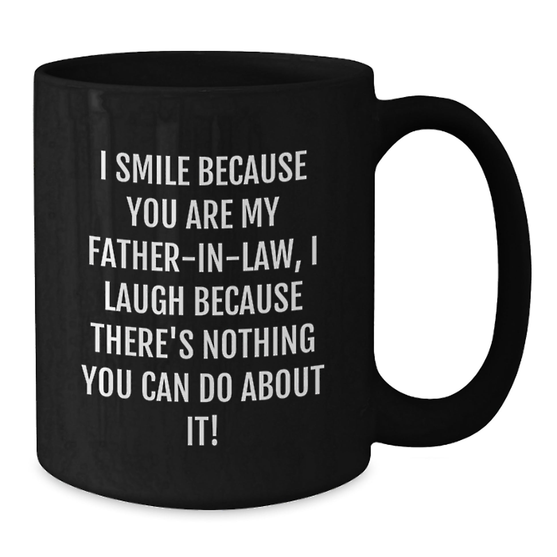 Father-in-law Keepsake Black Coffee Mug Birthday Surprise Gift for Him - Additional