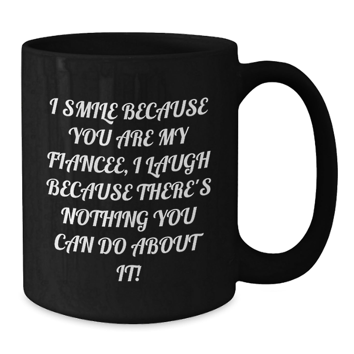 Fiancee Keepsake Black Coffee Mug Surprise Birthday Gift for Him - Additional