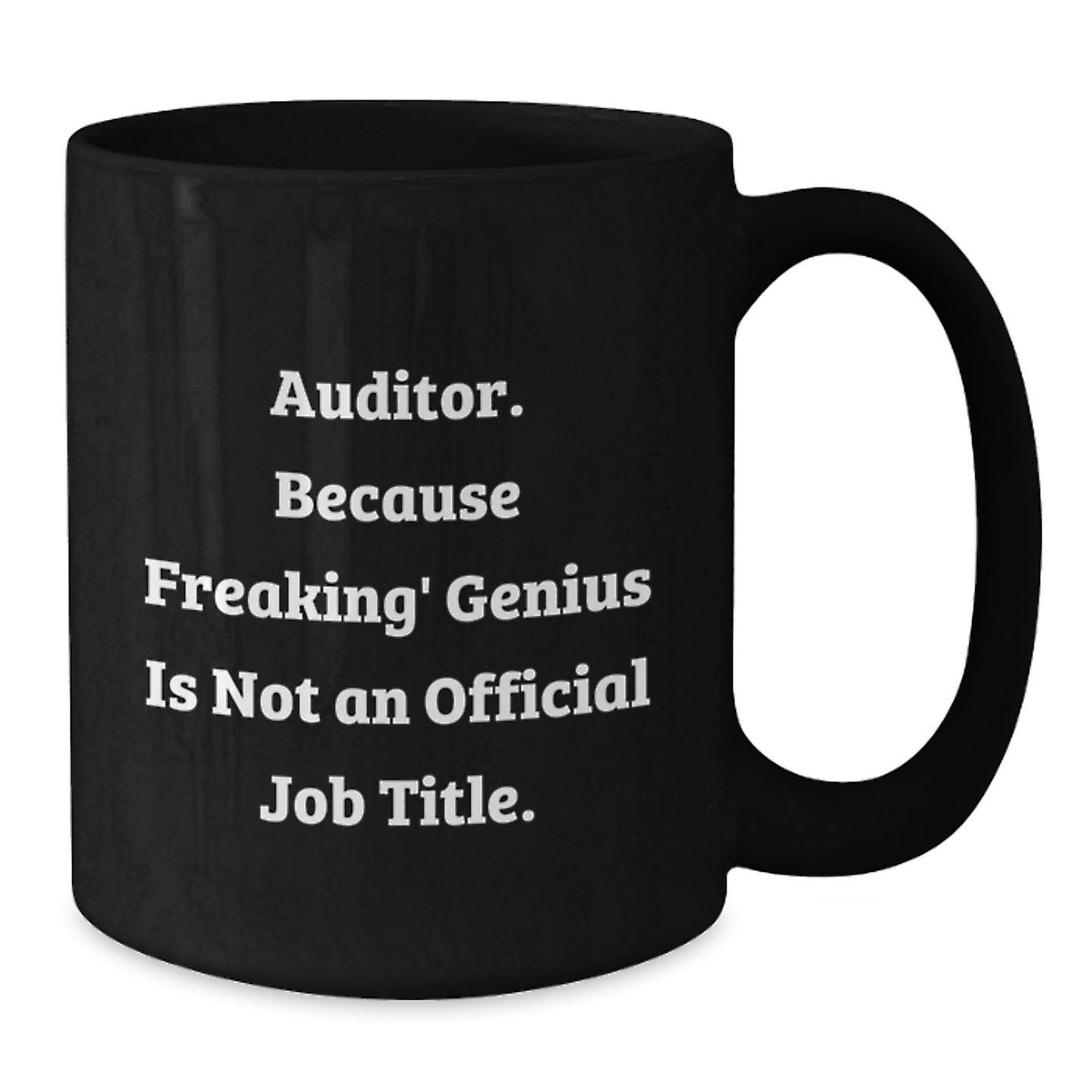 Auditor Humor Black Coffee Mugs, Funny Gifts from Family for Graduation, Unique Auditor Gifts for Men Women Friends Coworkers Family - Additional