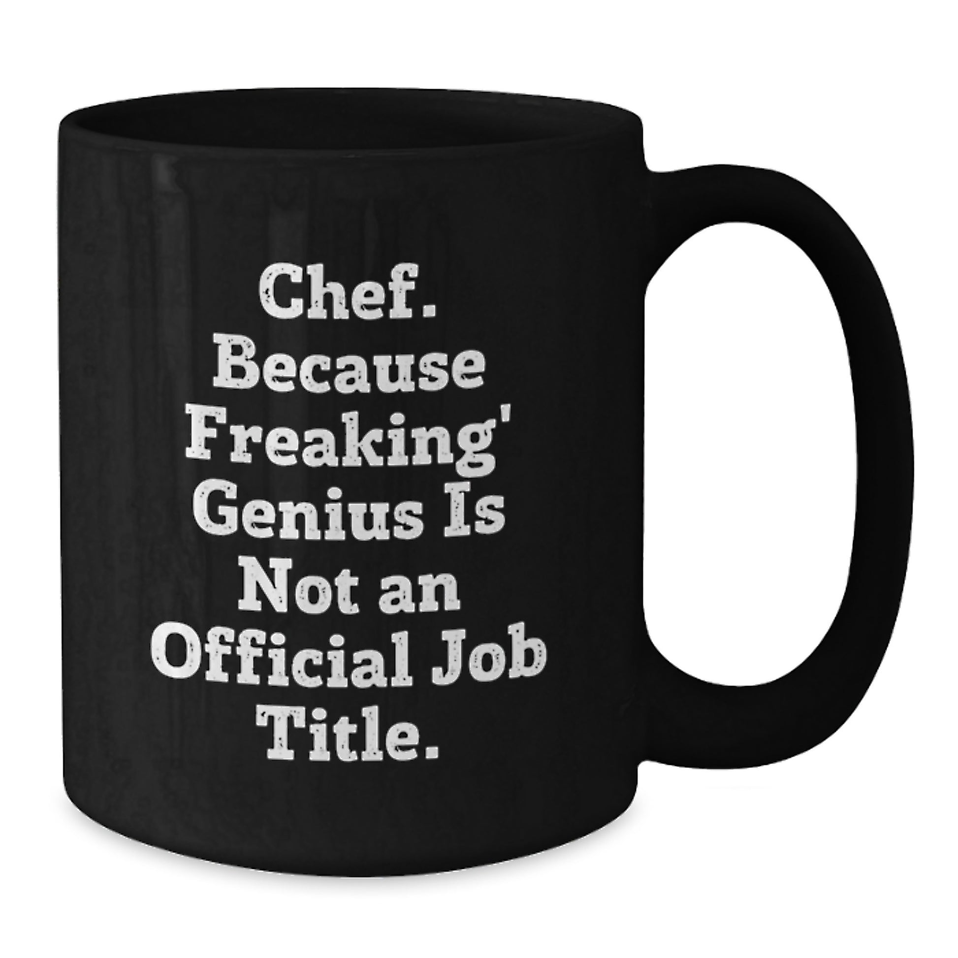Chef Keepsake Black Coffee Mug for Him Birthday Gift with 11oz Capacity - Additional