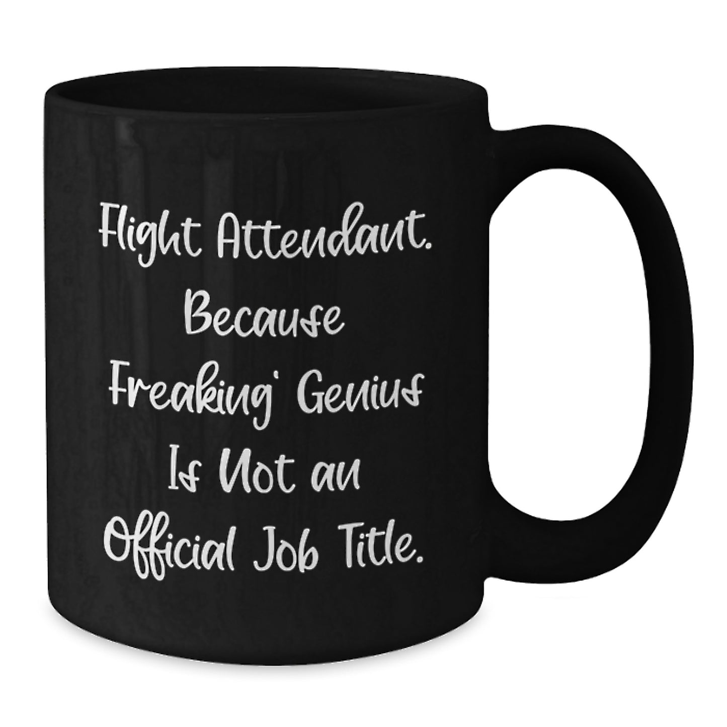 Funny Flight Attendant Gifts, Inspirational Unique Black Coffee Mug, Graduation Unique Gifts from Friends for Flight Attendant - Additional