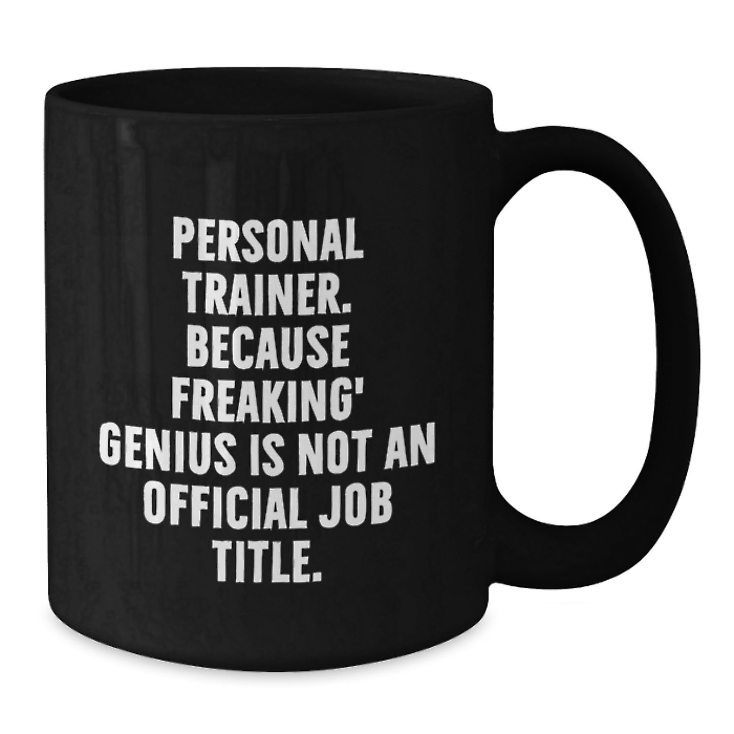 Personal Trainer Keepsake Black Coffee Mug for Him Birthday Gift - Additional