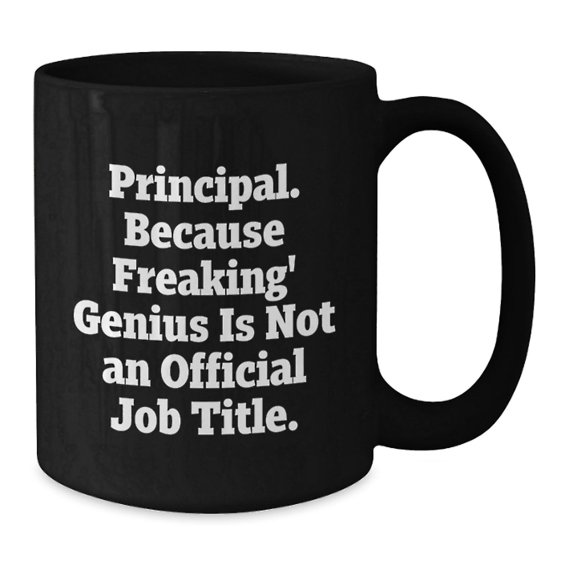 Principal Keepsake Black Coffee Mug for Him Birthday Gift - Additional