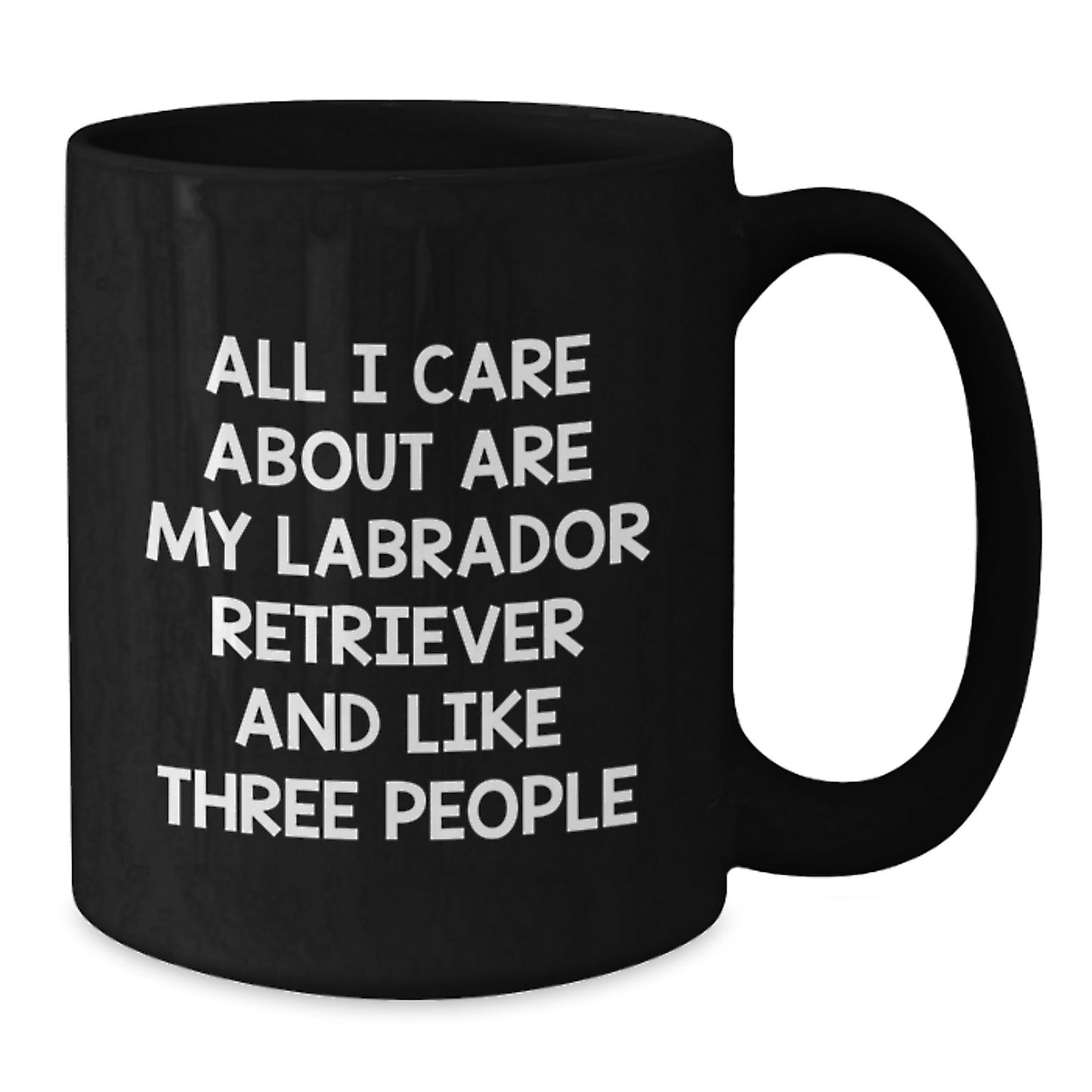 Funny Labrador Retriever Dog Mom Gifts from Friends for Birthday Unique Coffee Mug, 'All I Care About Are My Labrador Retriever And Like Three People' - Additional