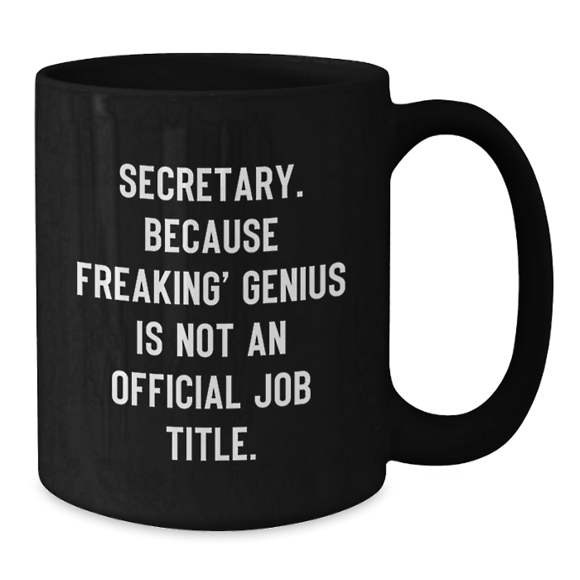 Secretary Keepsake Black Coffee Mug Birthday Gift for Him - Additional