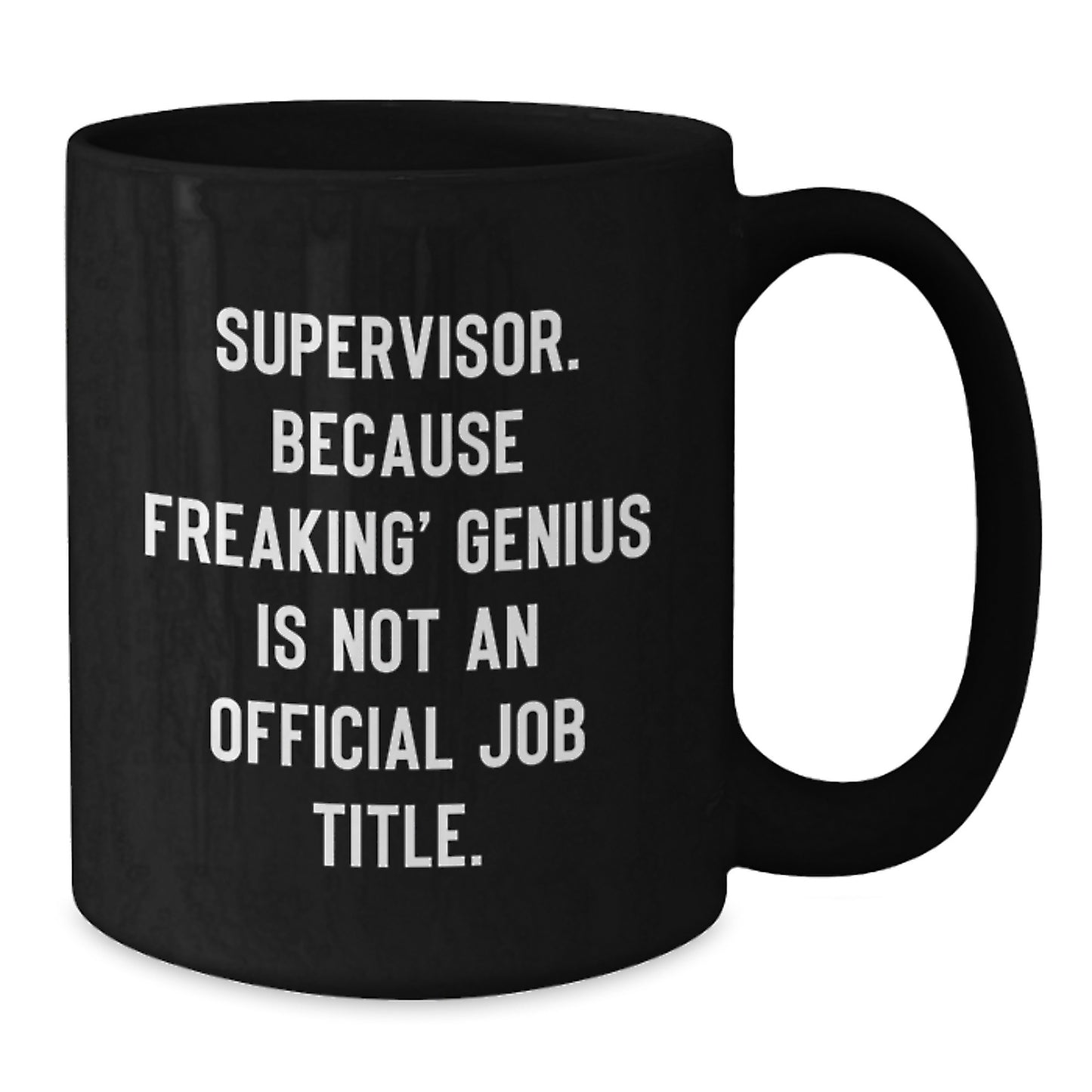Birthday Gift for Her Supervisor Black Coffee Mug Present With 11oz - Additional