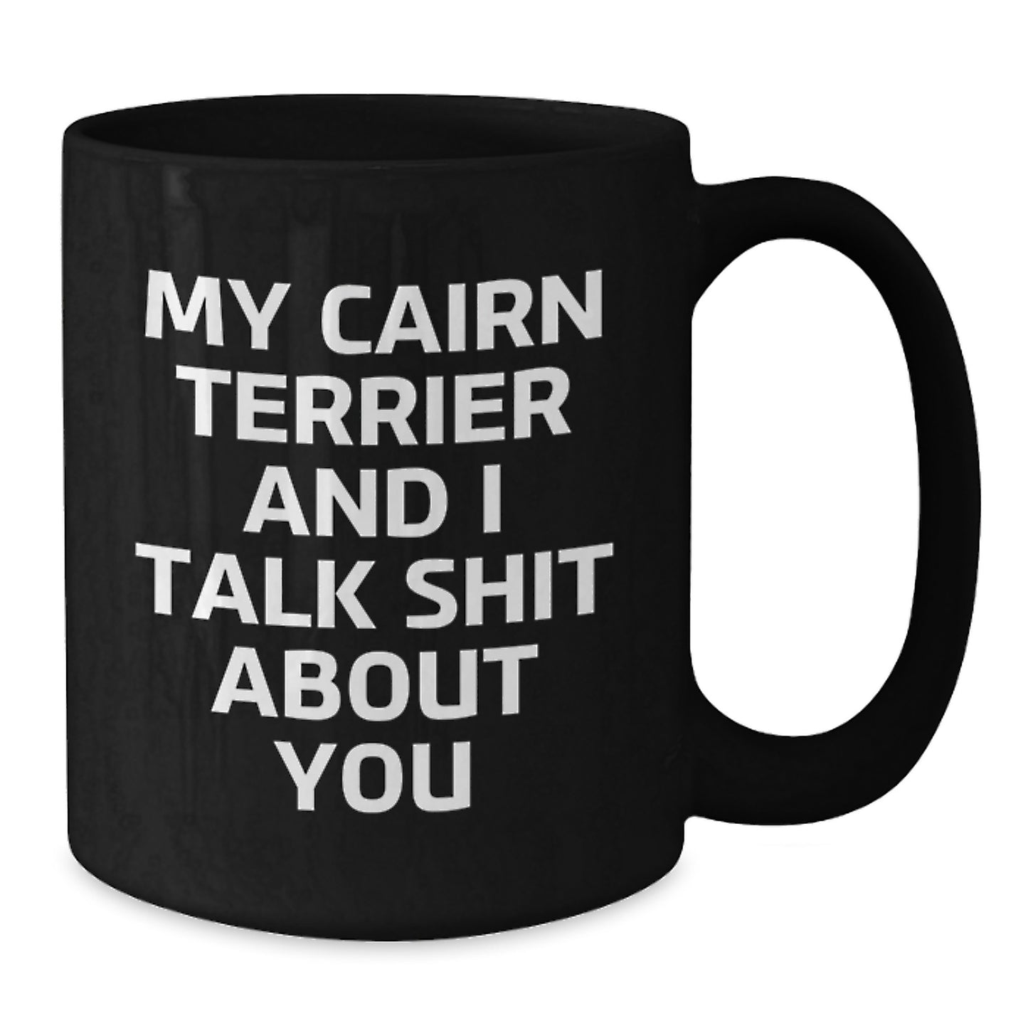 Birthday Gift Present for Her Cairn Terrier Black Coffee Mug - Additional