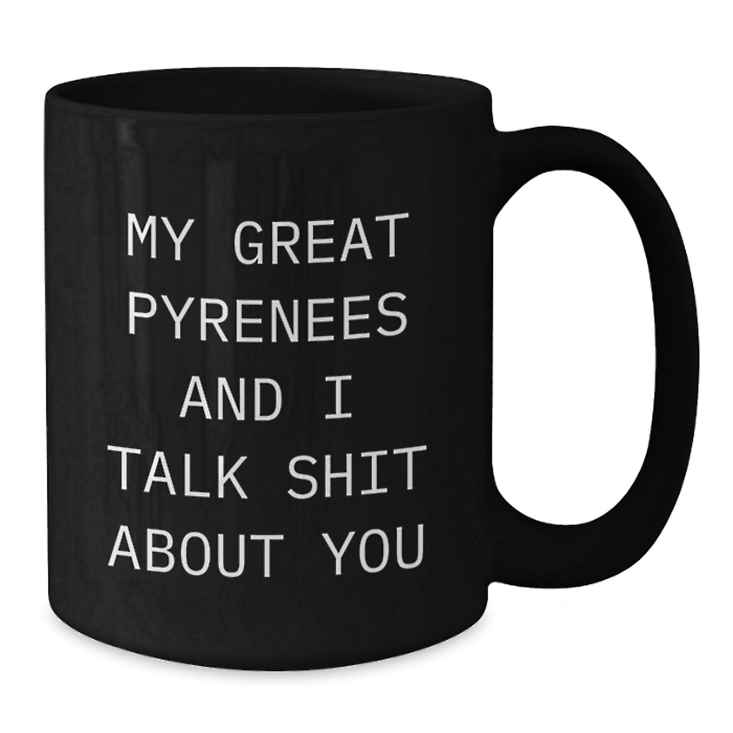 Great Pyrenees Keepsake Black Coffee Mug for Him Surprise Birthday Gift - Additional