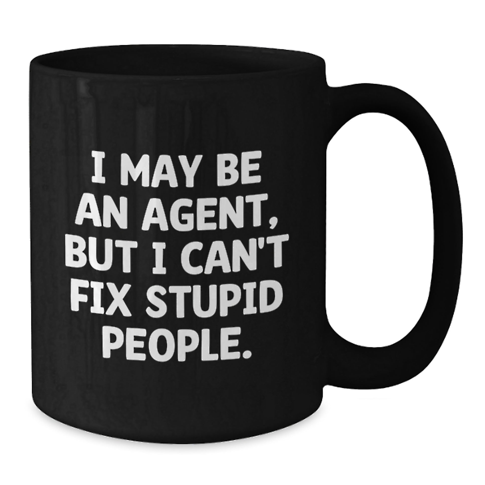 Agent Keepsake Ceramic Black Coffee Mug for Him Surprise Graduation Gift - Additional