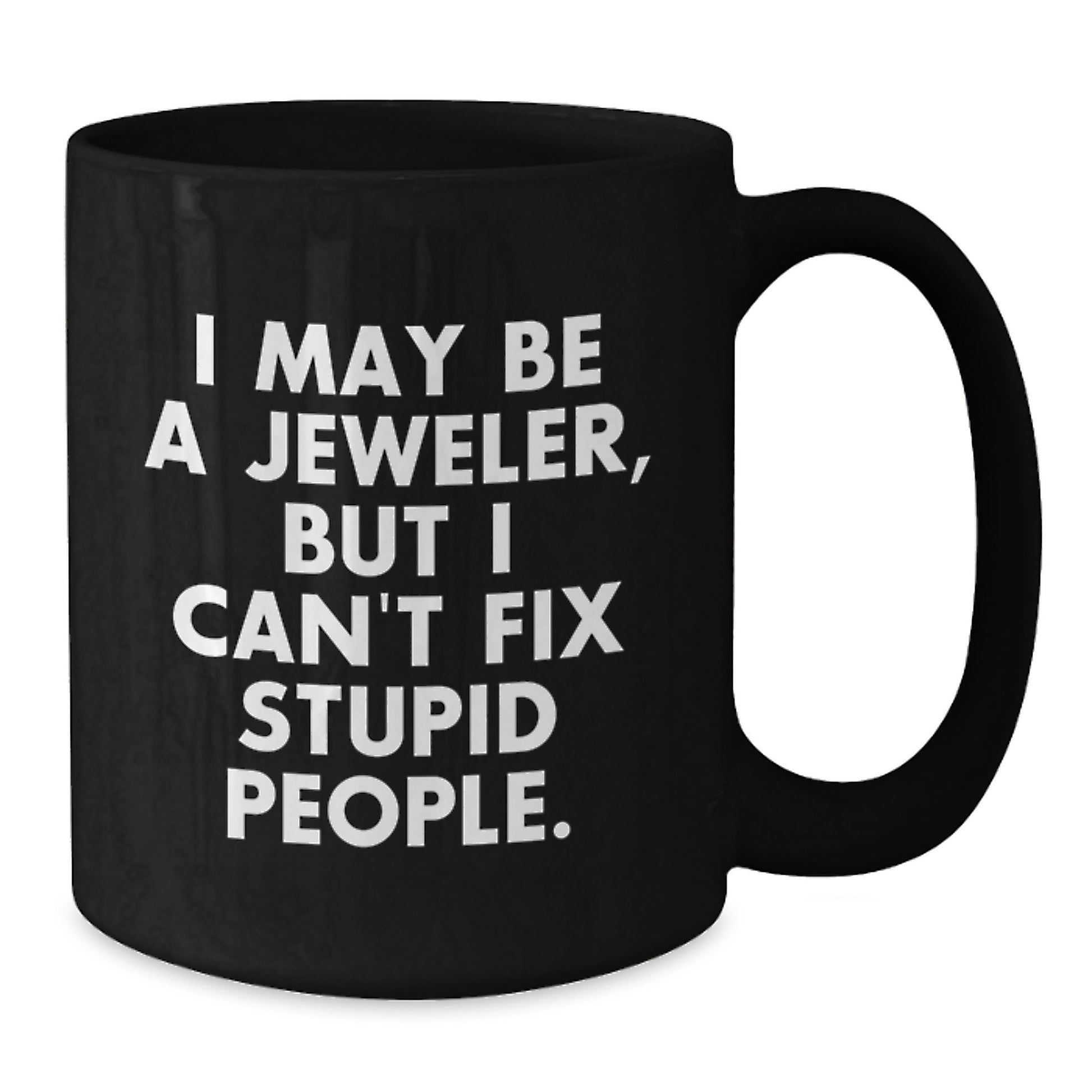 Jeweler Keepsake Black Coffee Mug for Him Surprise Birthday Gift - Additional