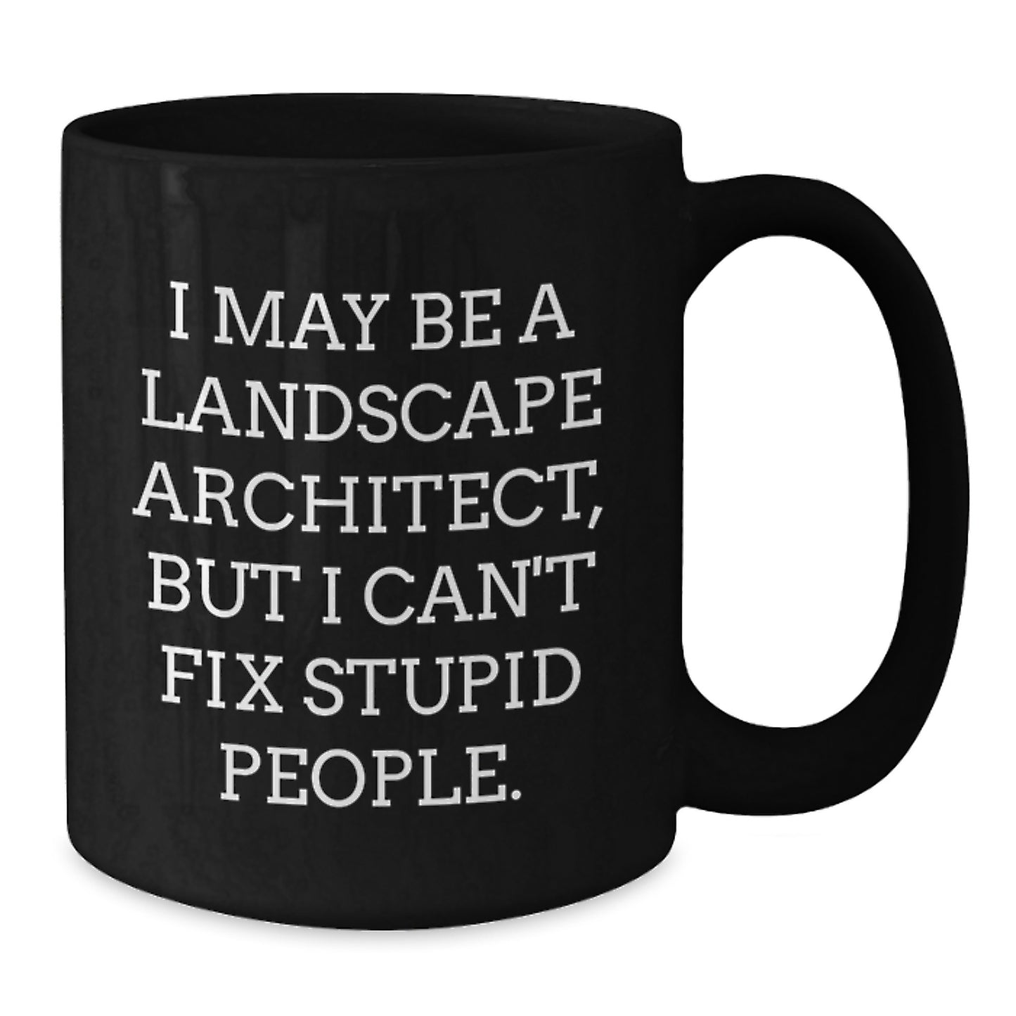 Birthday Gift Landscape Architect Black Mug for Her – Present - Additional