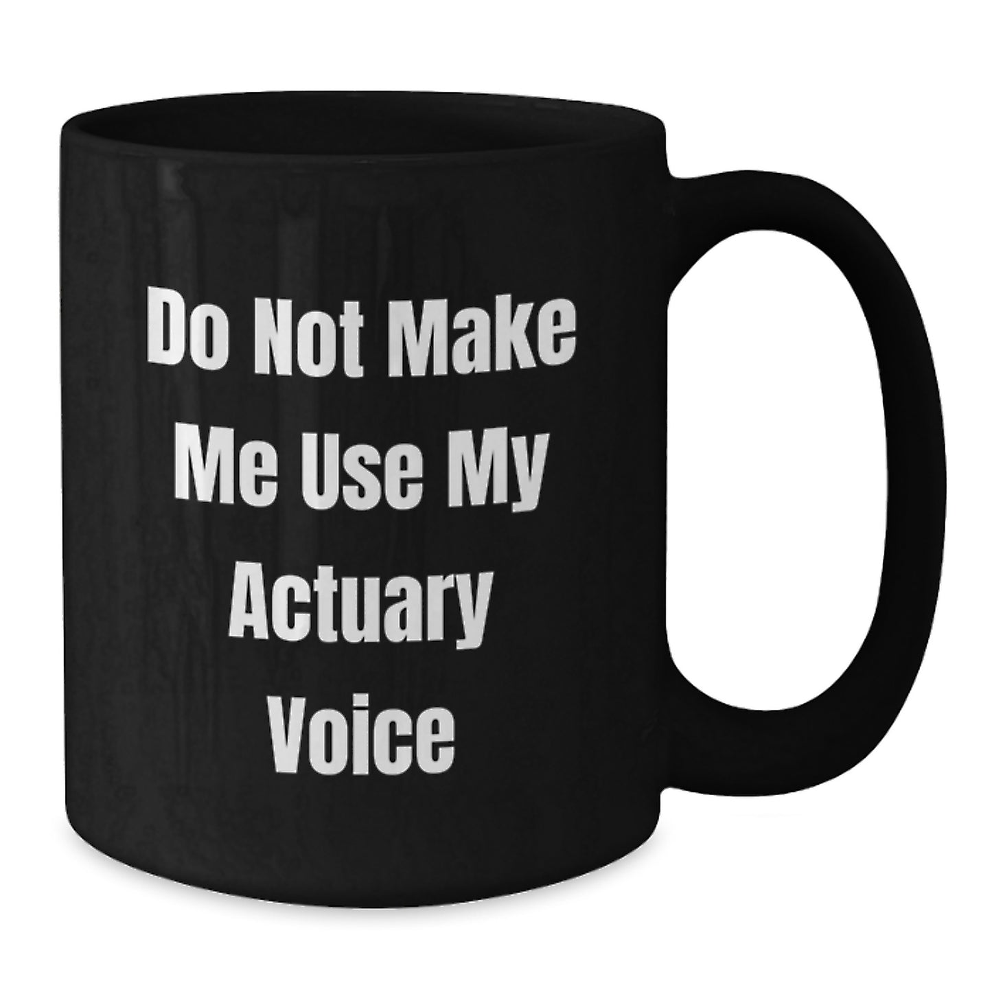 Actuary Keepsake Black Coffee Mug for Him Birthday Premium Gift - Additional