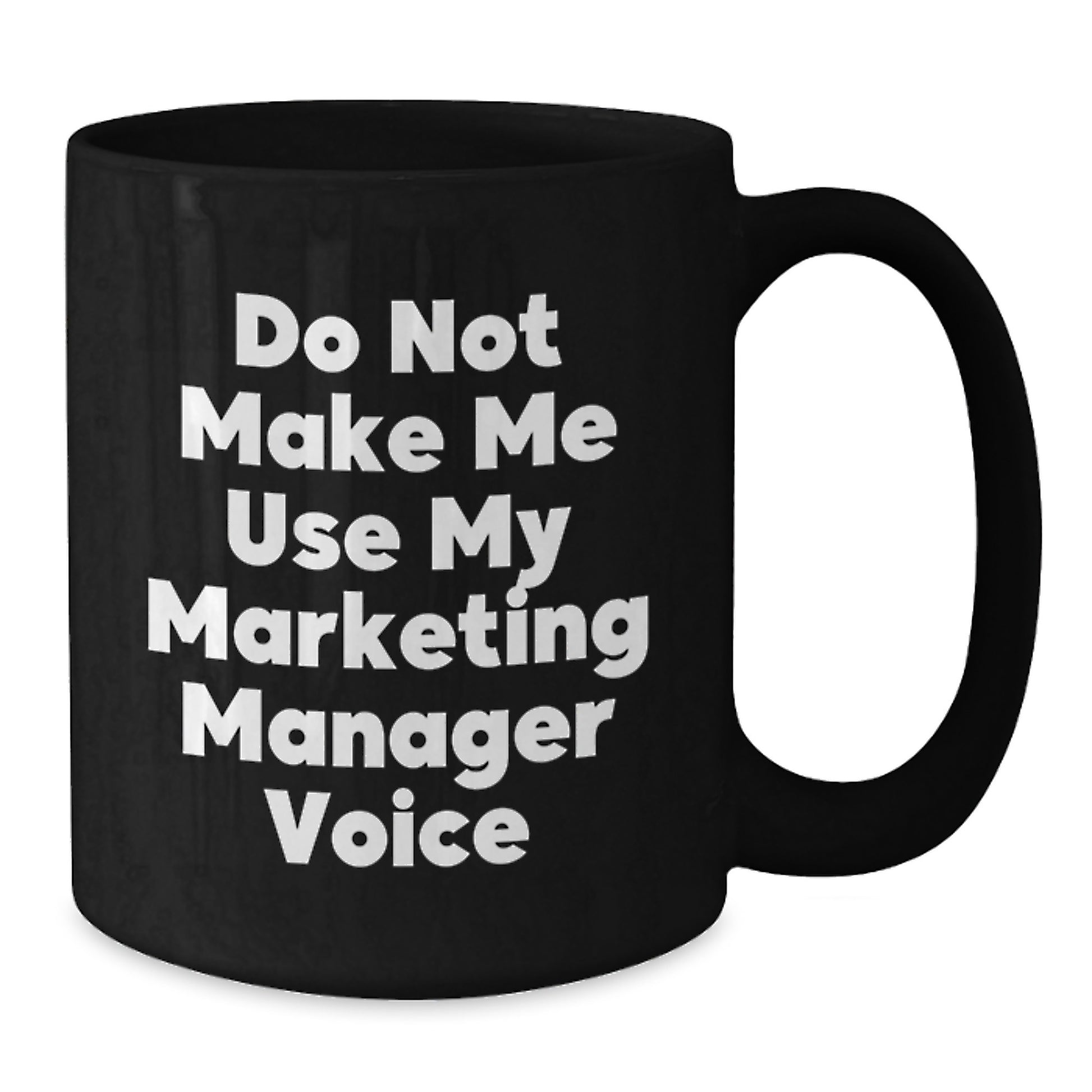 Marketing Manager Keepsake Black Coffee Mug for Him Birthday Gift - Additional