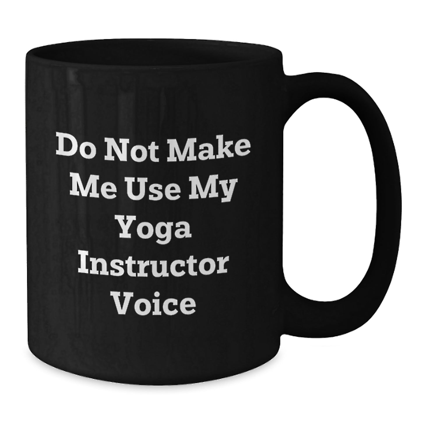 Birthday Gift Yoga Instructor Black Coffee Mug Present for Her - Additional