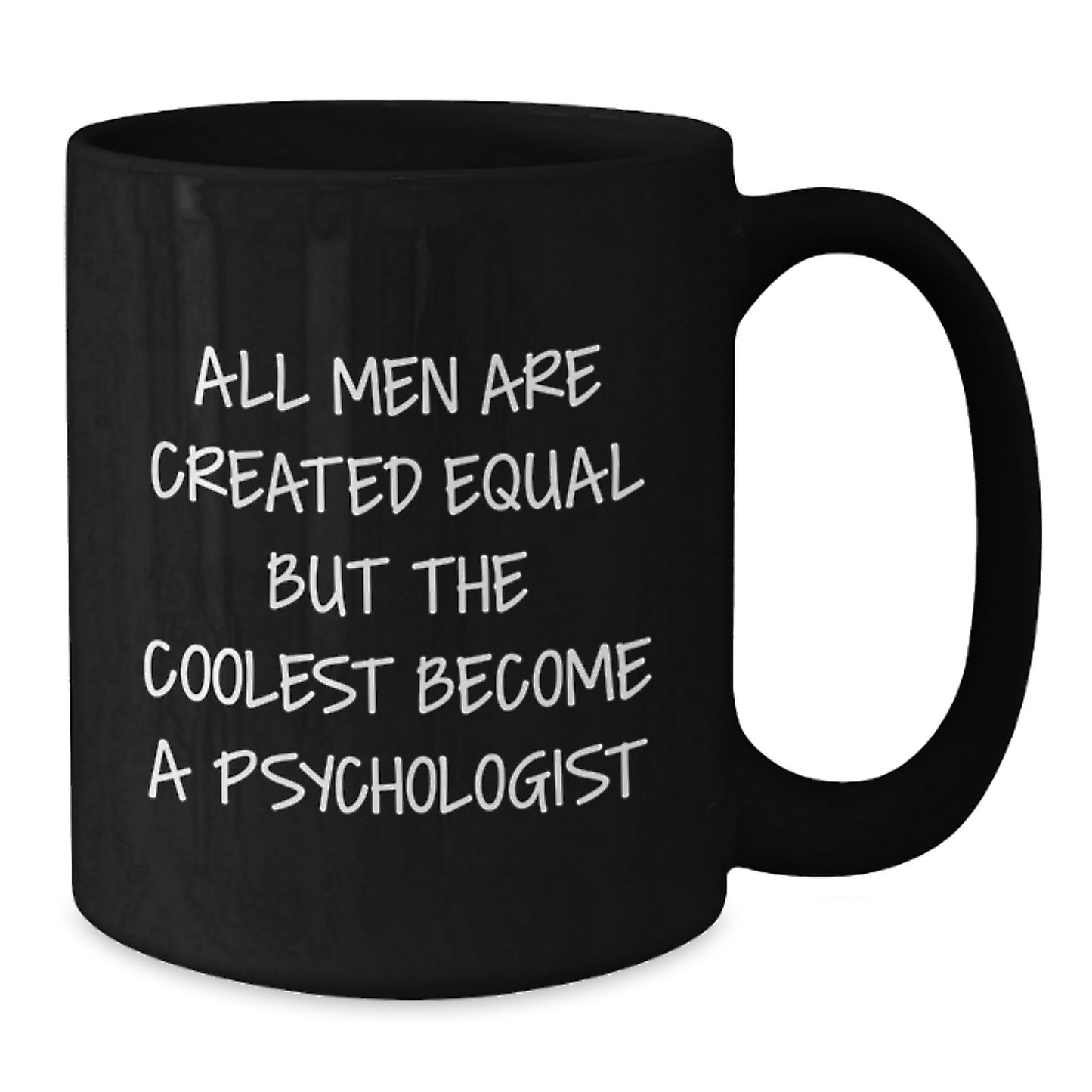 Funny Psychologist Gifts from Family - Dad Became a Psychologist Black Coffee Mug - Additional