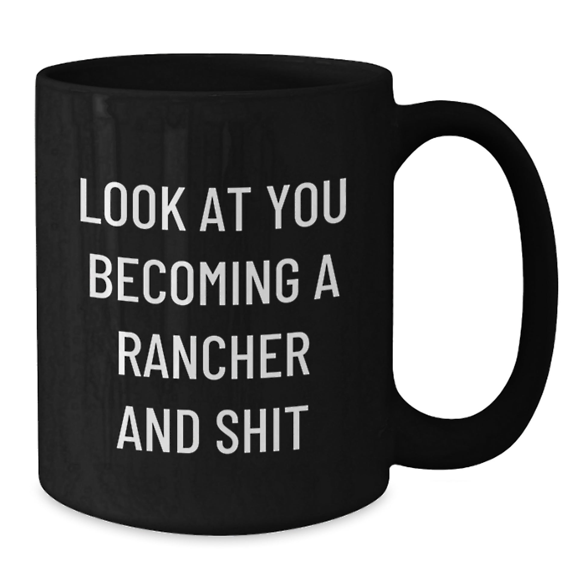 Sassy Rancher Black Coffee Mug for Friends Novelty Birthday Gift - Additional