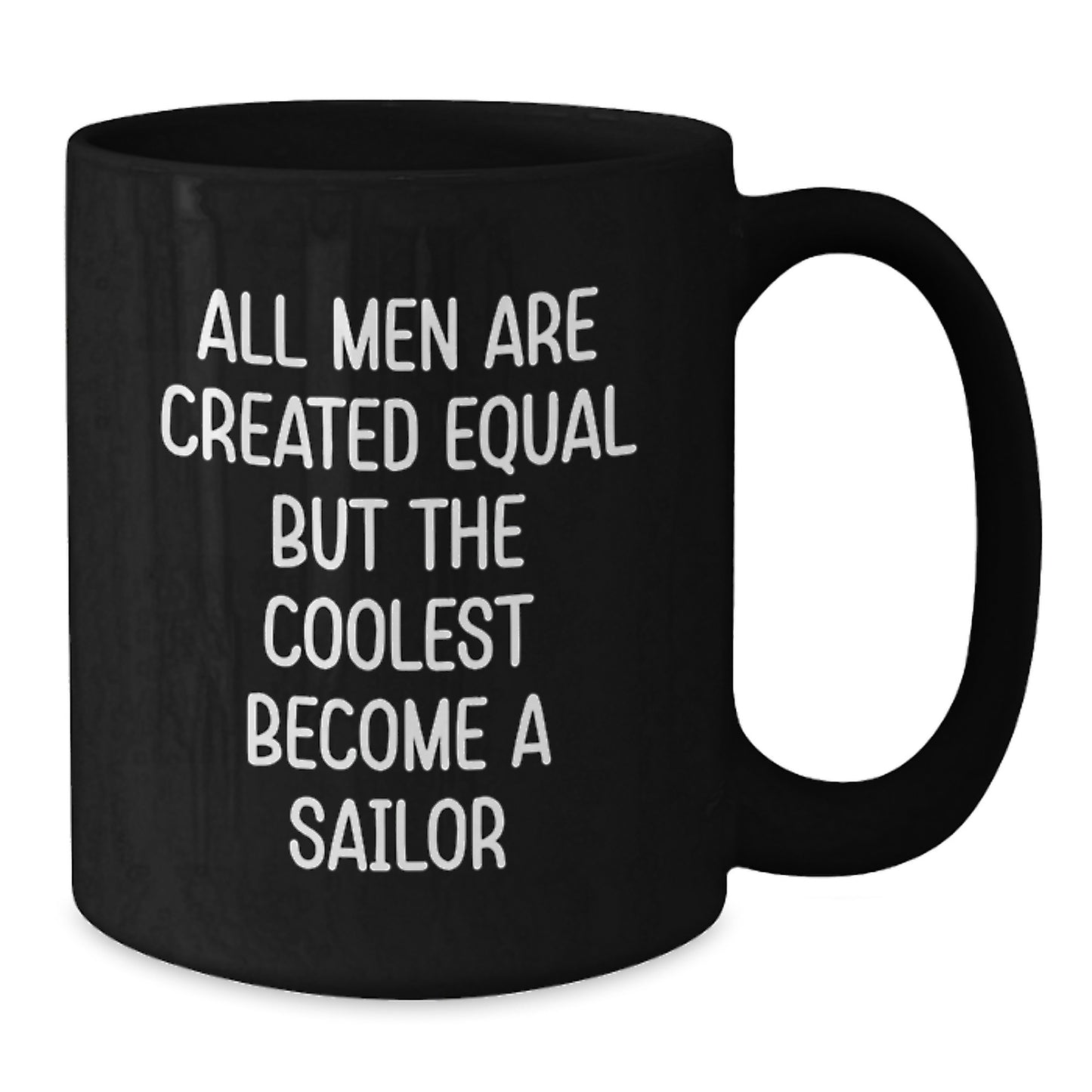 Birthday Gift Sailor Keepsake Black Coffee Mug for Her with 11oz - Additional