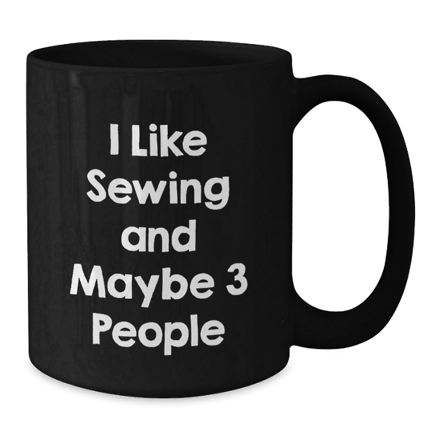Sewing Enthusiast Funny Mugs, Gifts for Sewing Friends, Black Coffee Mug, Perfect Graduation Unique Gifts from Family - Additional