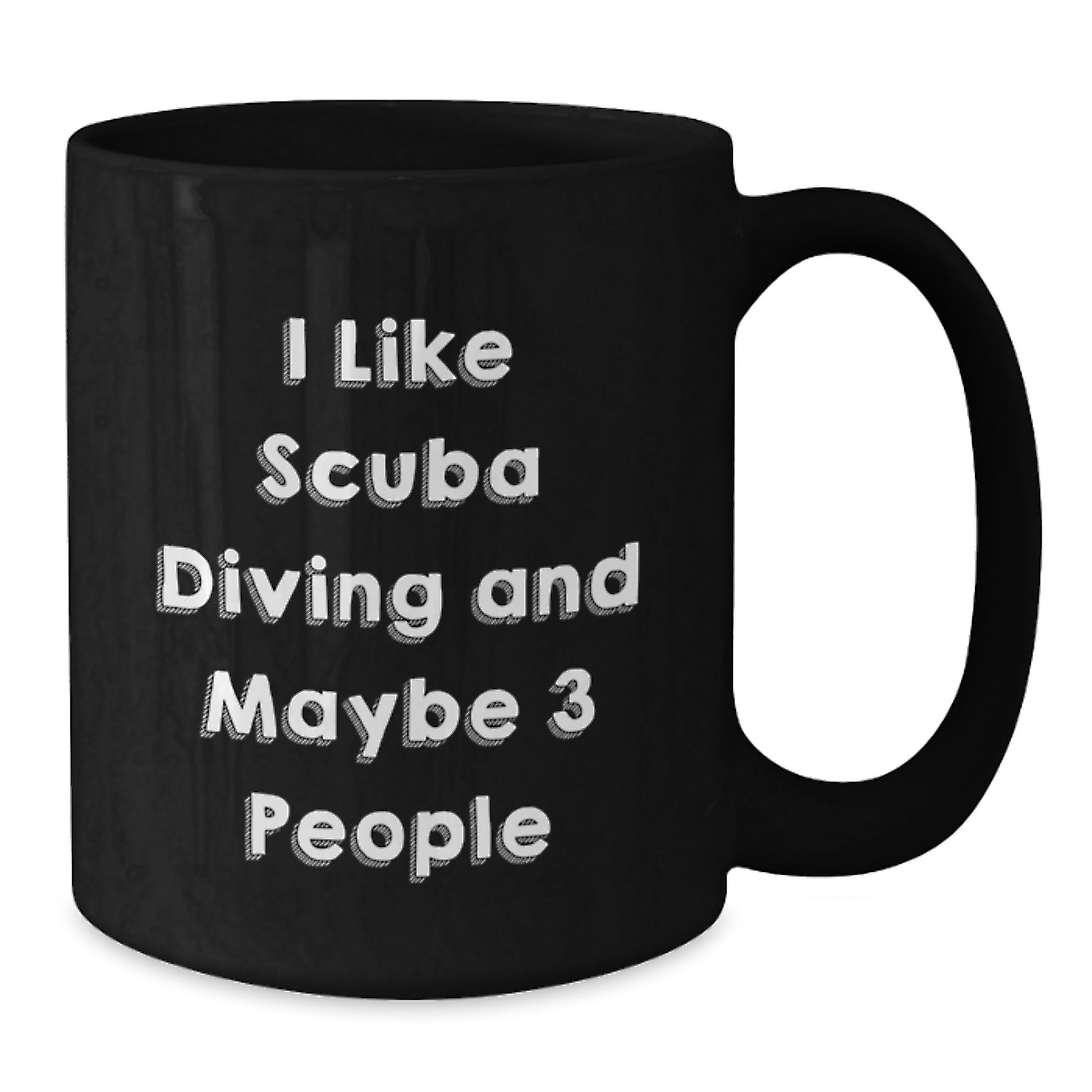 Funny Scuba Diving Mom's Gift from Family to Scuba Diving Enthusiast's Black Coffee Mug, Unique Mother's Day Unique Gifts for Scuba Diving Women - Additional