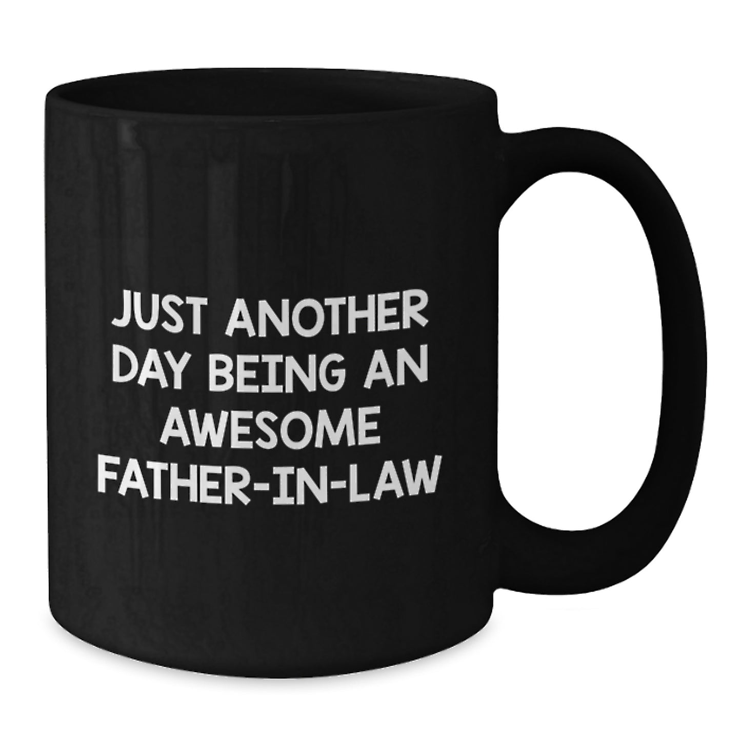 Father-in-law Keepsake Black Coffee Mug Birthday Gift for Him - Additional