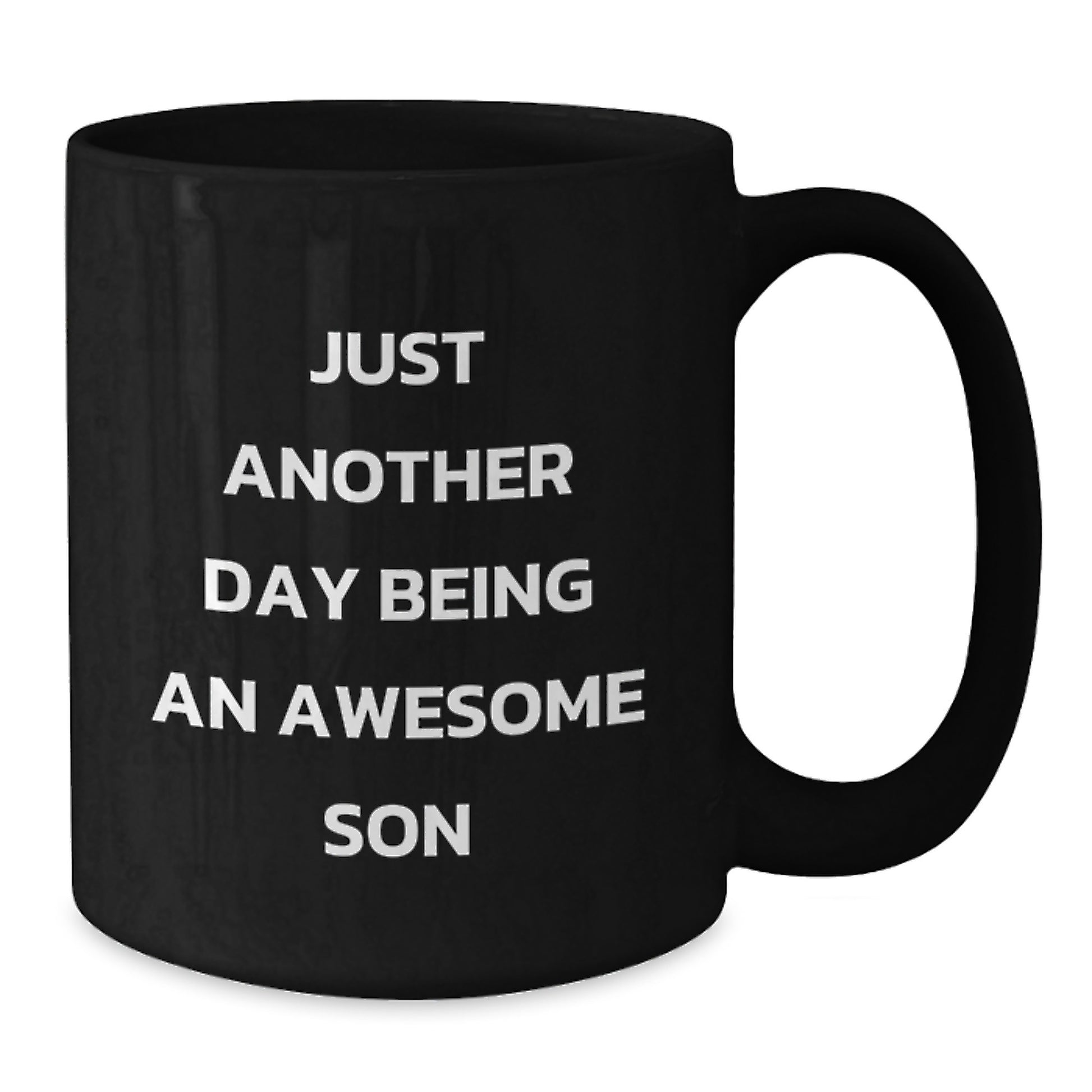 Son Keepsake Black Coffee Mug Birthday Gift - Additional