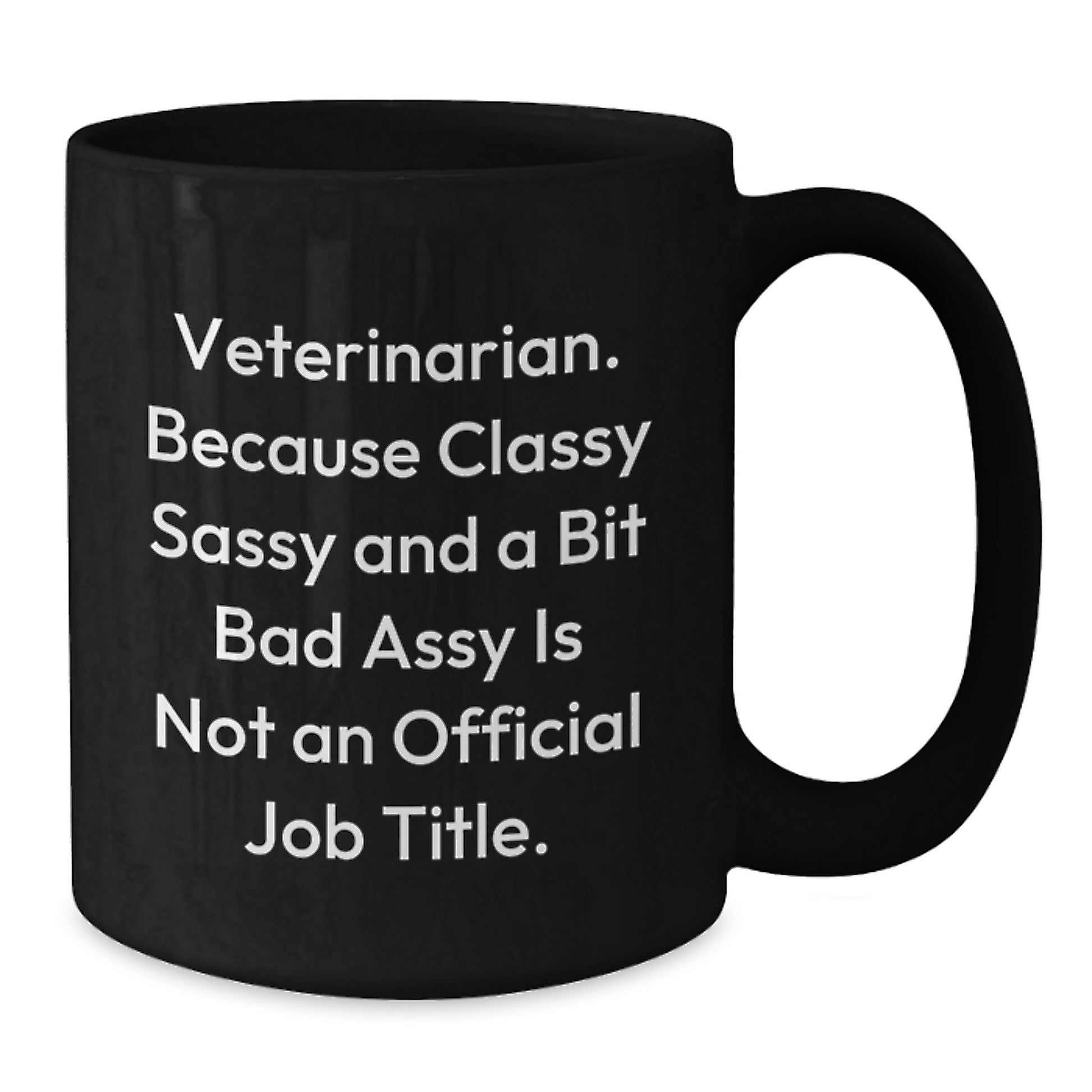 Veterinarian Keepsake Black Coffee Mug for Him Birthday Gift 11oz - Additional