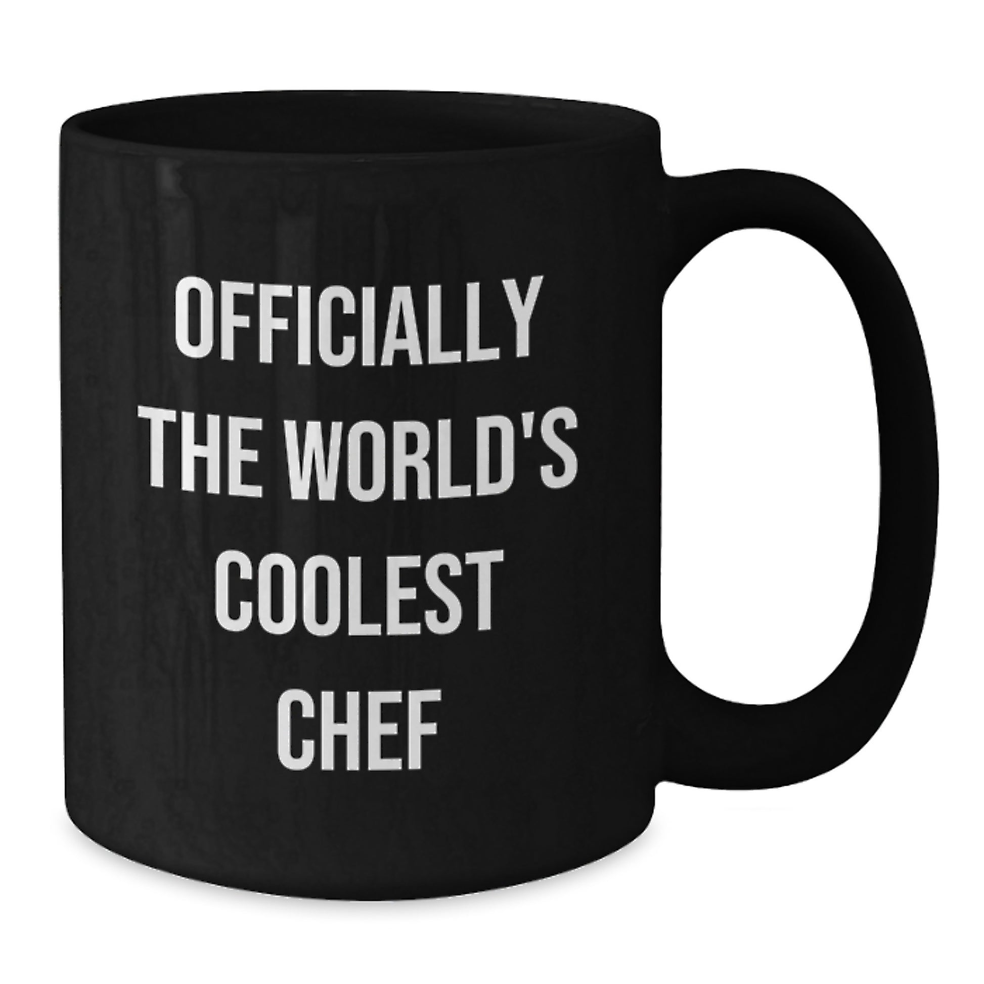 A Cheeky Gift for the World's Coolest Chef - Black Coffee Mug Gifts from Men, Women, Friends, Coworkers, Family for Valentine's Unique - Additional