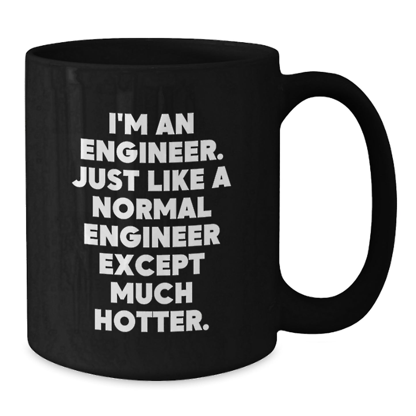 Engineer Keepsake Black Coffee Mug Birthday Gift for Him - Additional